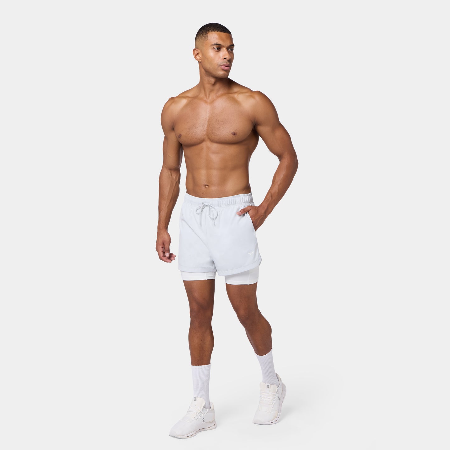 Limitless 2-In-1 5" Shorts - Oyster Mushroom