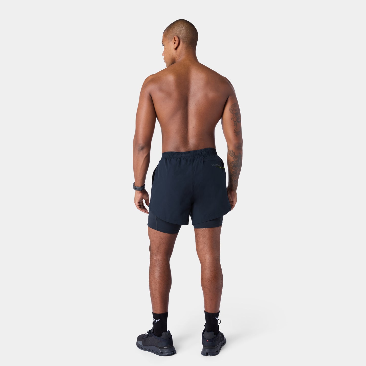 نيوتك شورت بيرفومانس 2 في 1 5" - أسود