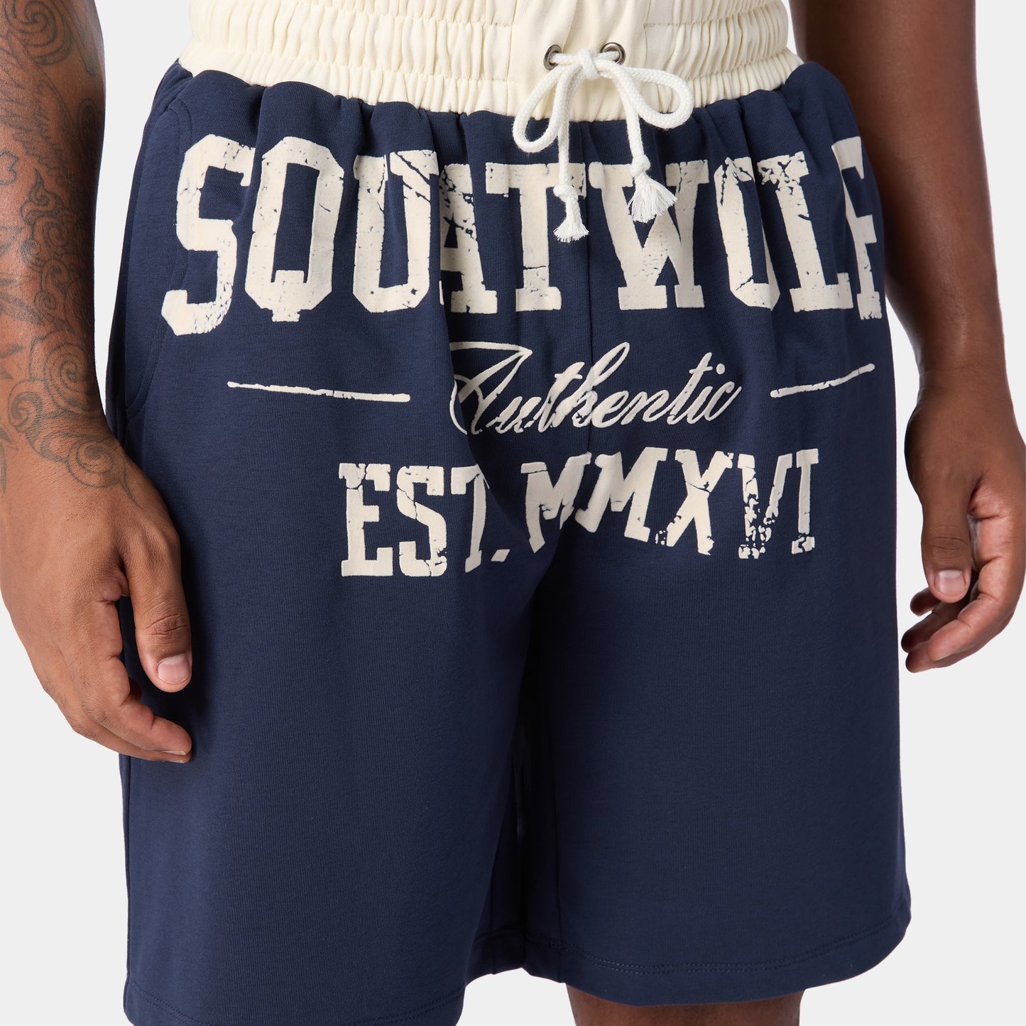 أوثنتيك شورت تعرق 7"- كحلي