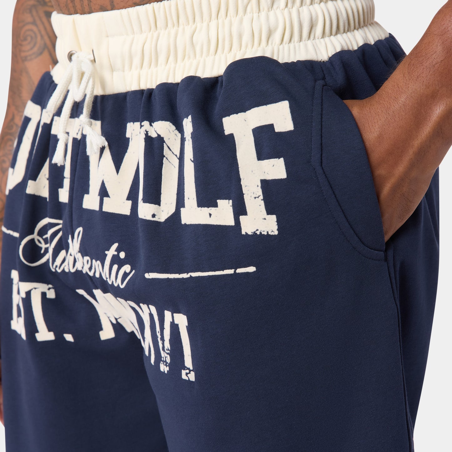 أوثنتيك شورت تعرق 7"- كحلي