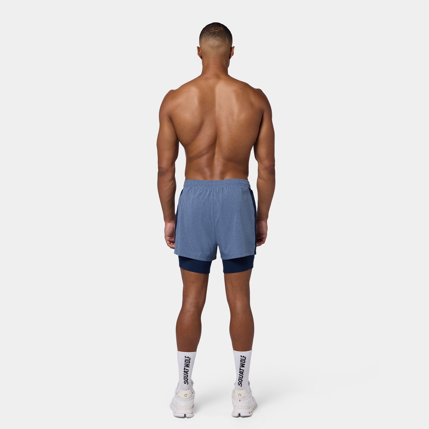 شورت ميش 2 في 1 5" - كحلي مارل