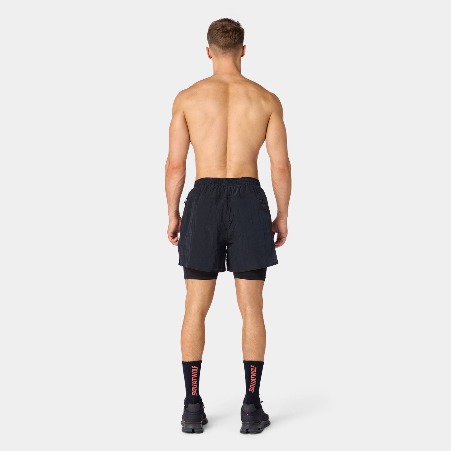 شورت آكت دراي® 2 في 1 7"- أسود