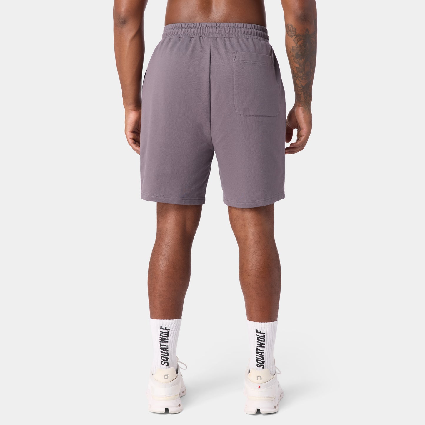شورت رياضي مريح 7" - رمادي ثلجي