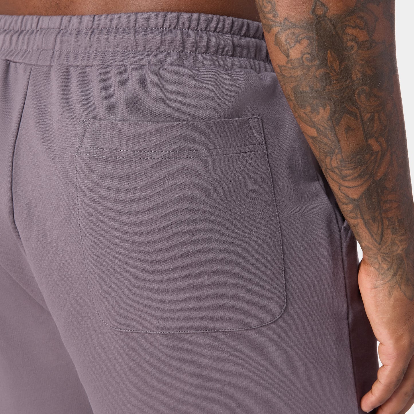 شورت رياضي مريح 7" - رمادي ثلجي