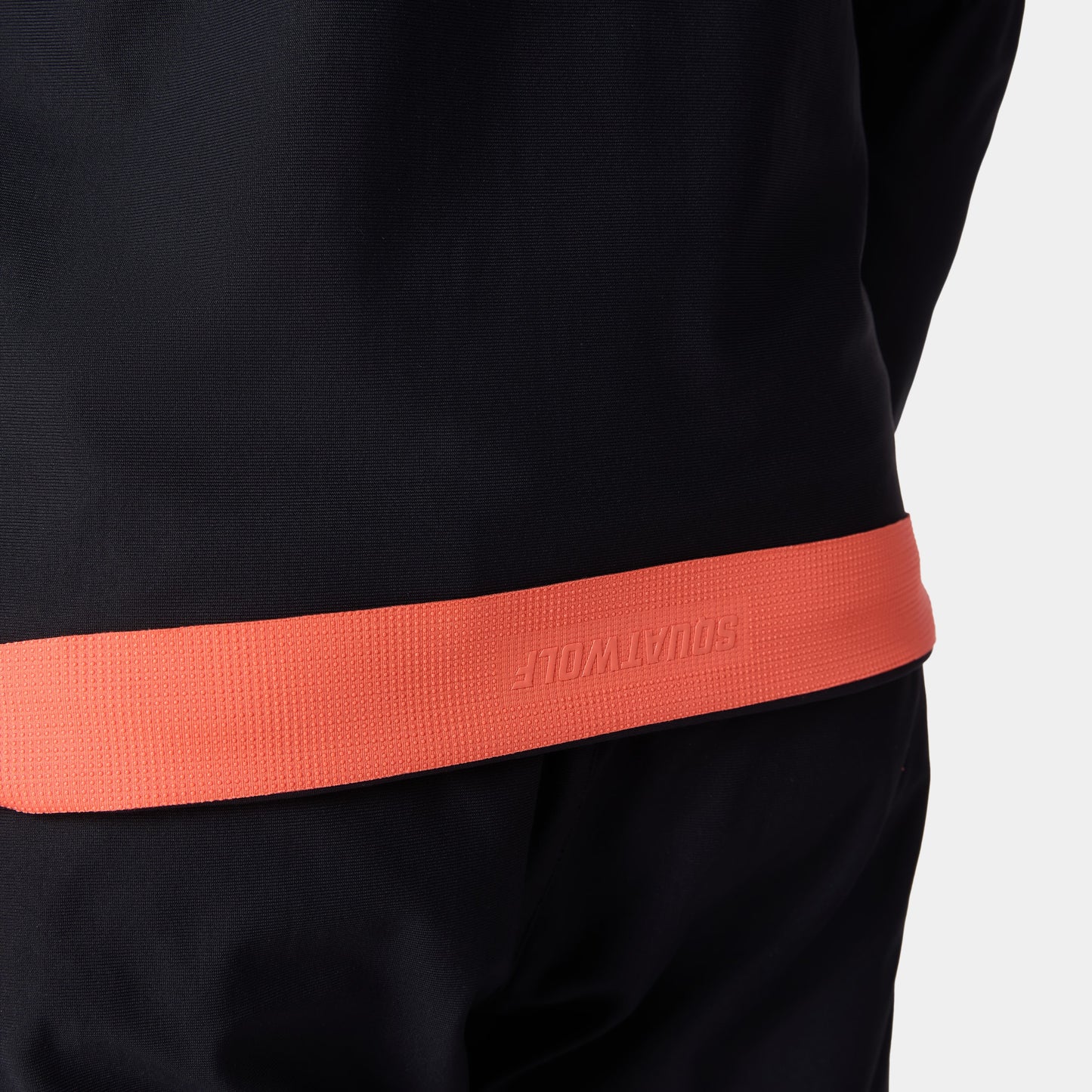 توب آكت دراي® مع ربع سحاب و أكمام طويلة - أسود