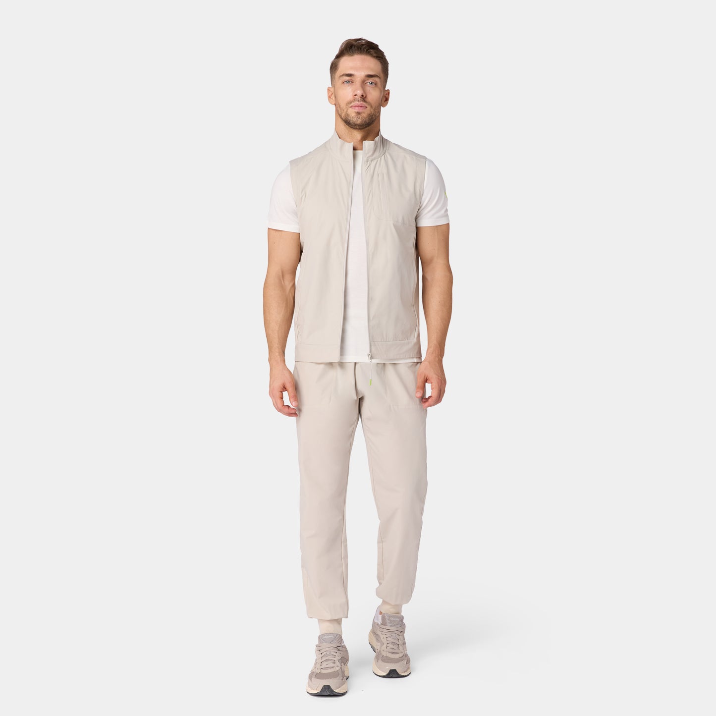 نيوتك جاكيت ووفن هايبرد - فضي مطفي