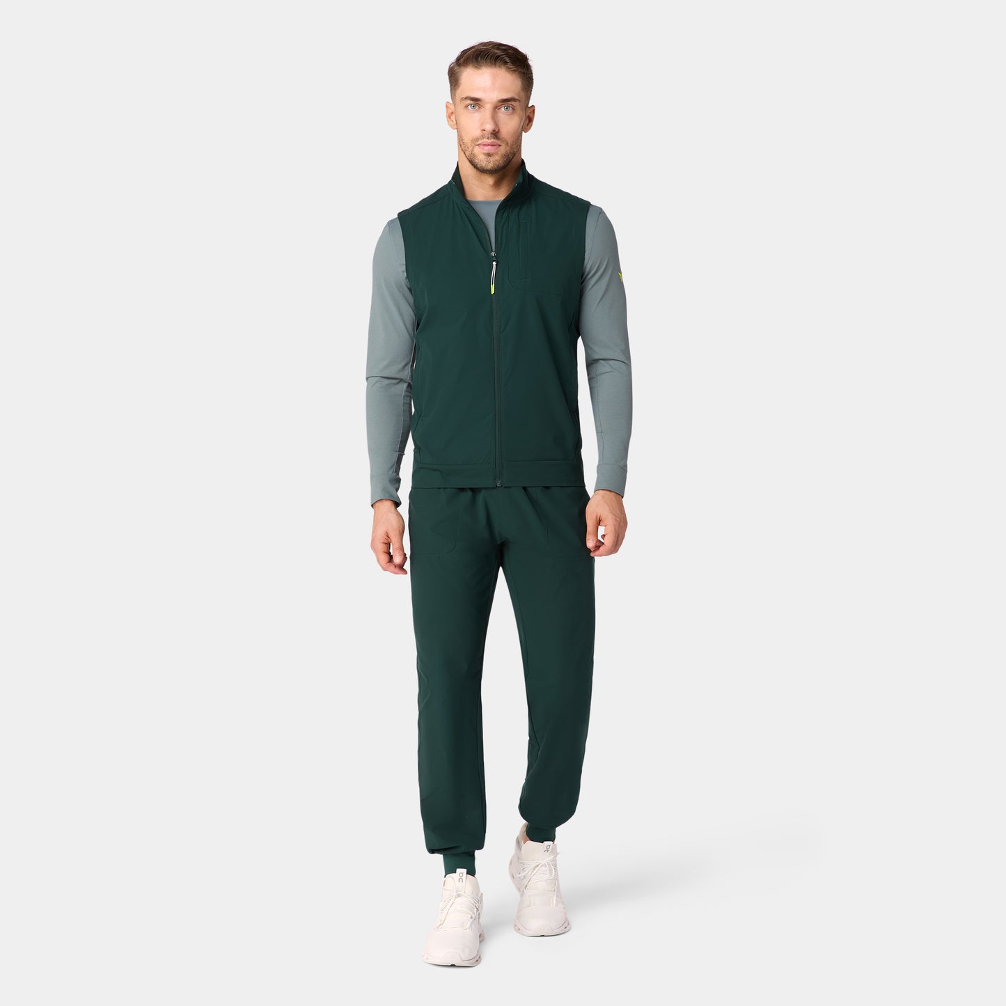 نيوتك جاكيت ووفن هايبرد - أخضر زرعي