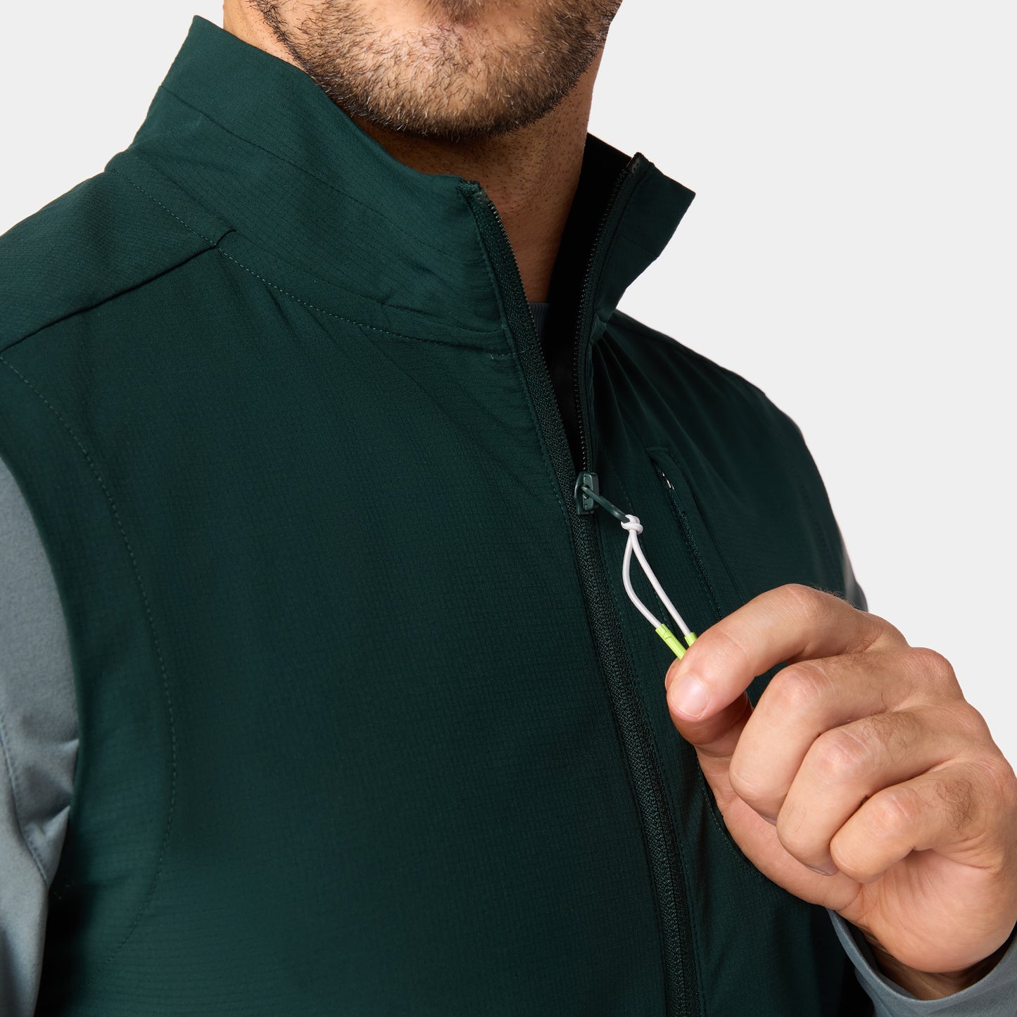 نيوتك جاكيت ووفن هايبرد - أخضر زرعي