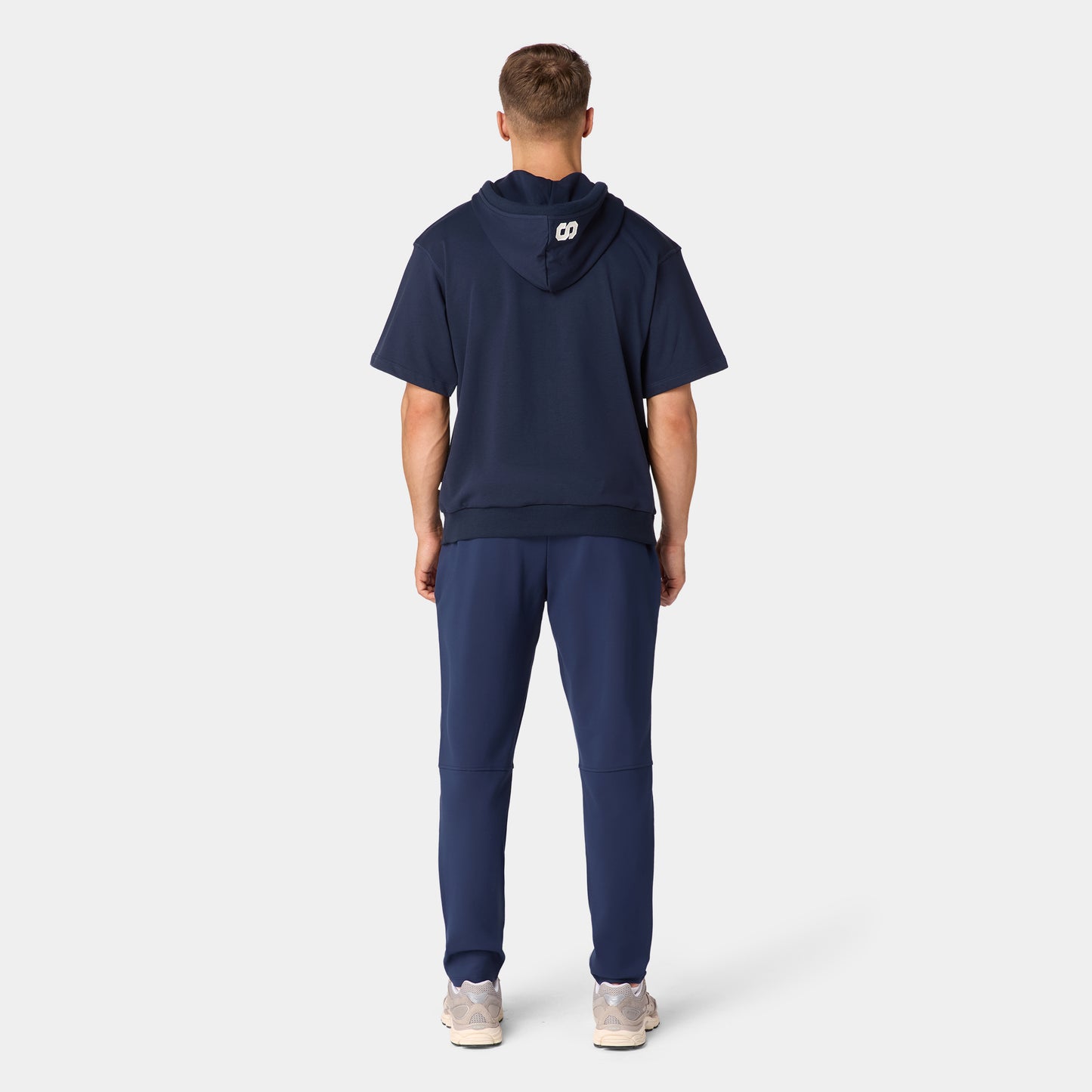 أوثنتيك هودي تعرق بأكمام قصيرة - كحلي