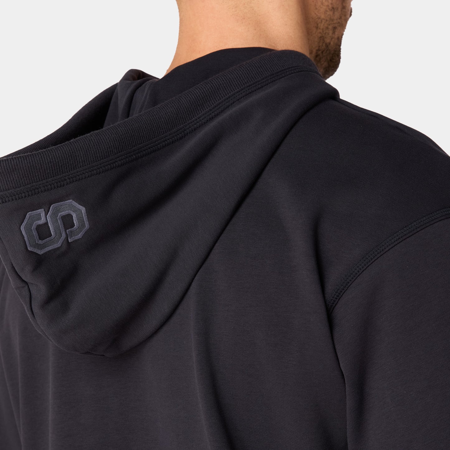 أوثنتيك هودي تعرق بأكمام قصيرة - أسود