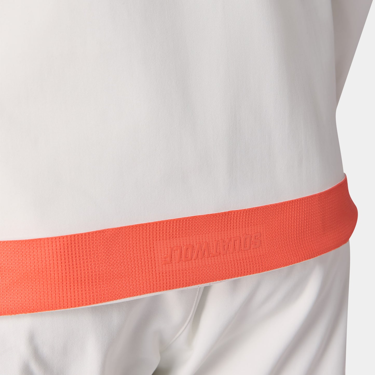 توب آكت دراي® مع ربع سحاب و أكمام طويلة - أبيض لؤلؤي