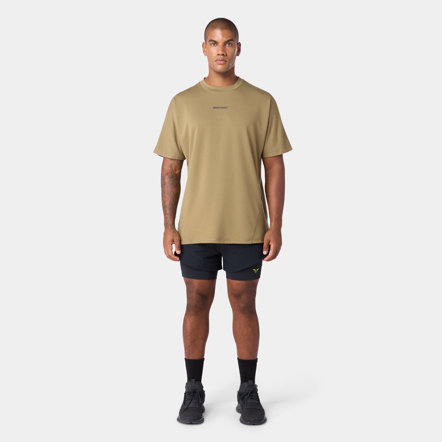 Oversized Pump Cover T-shirt - Covert Green
