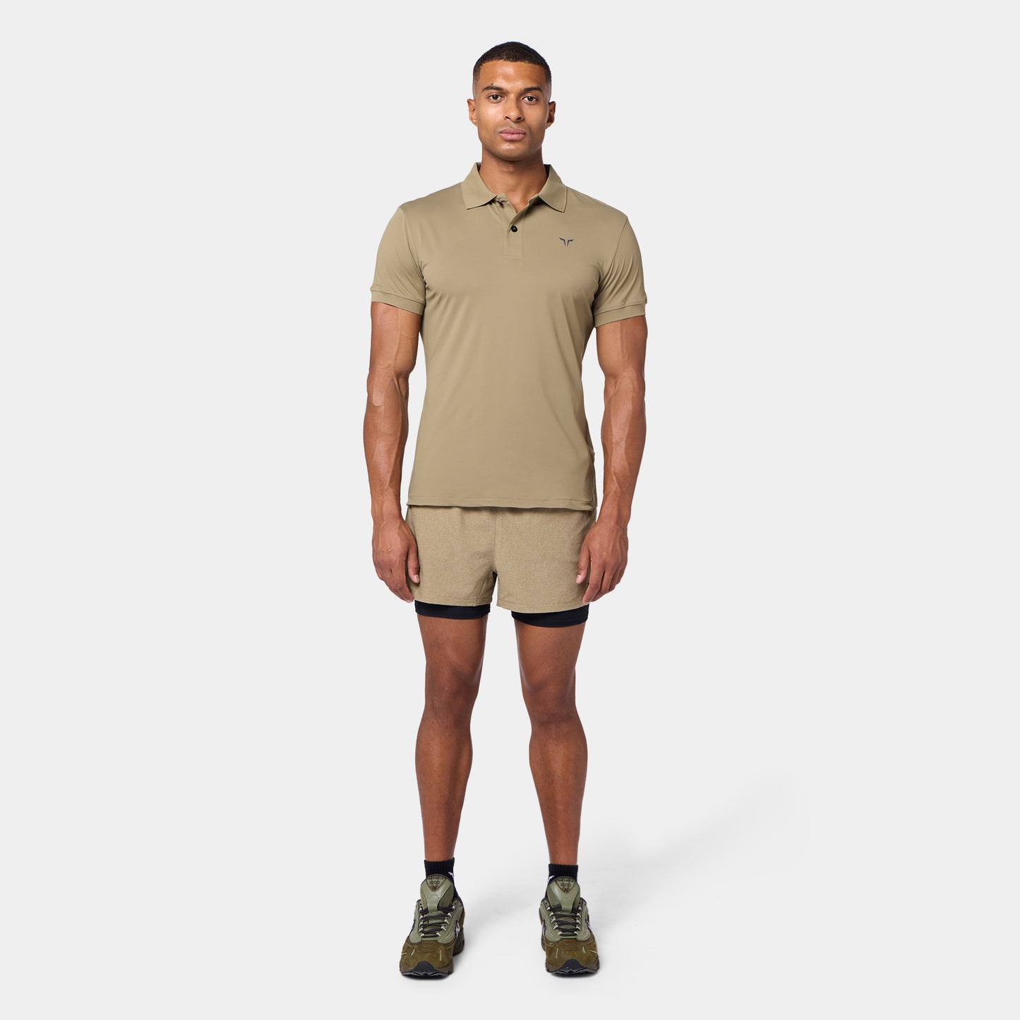Mesh 2-In-1 5" Shorts - Covert Green Marl