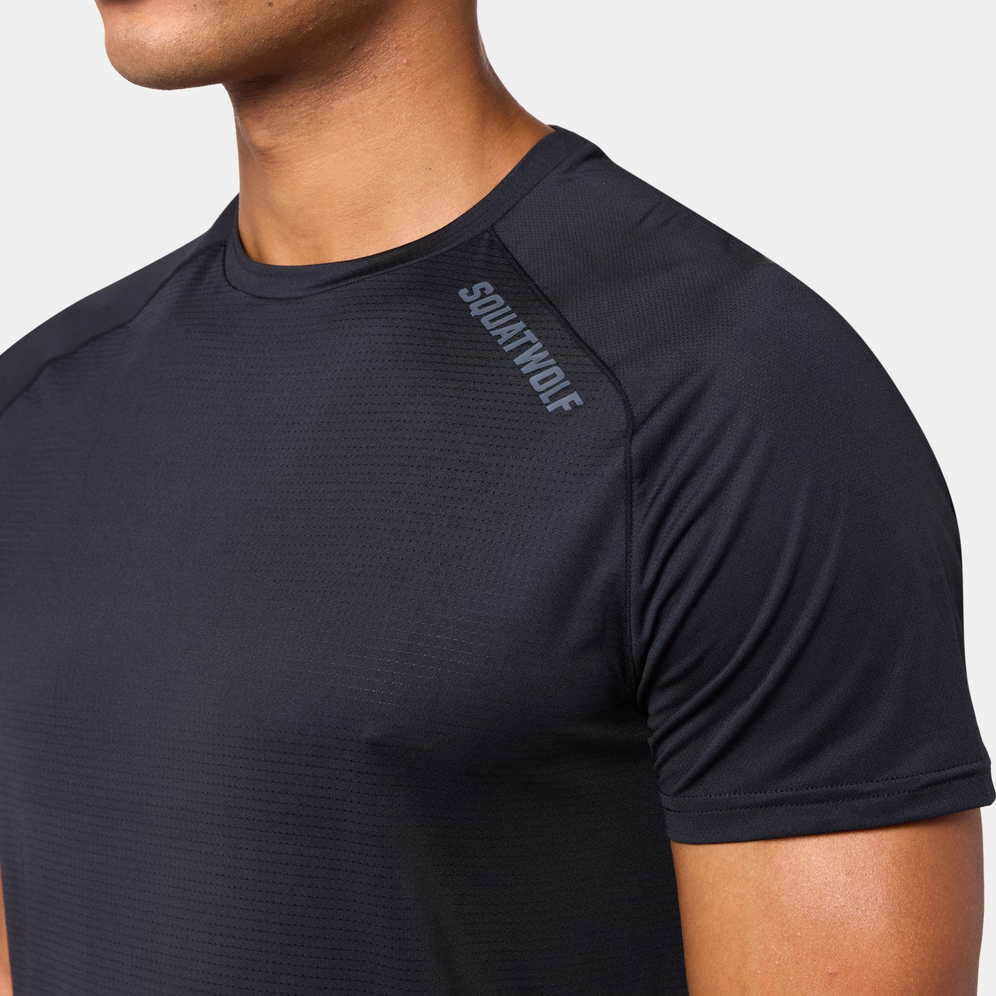 تيشيرت ميش - أسود