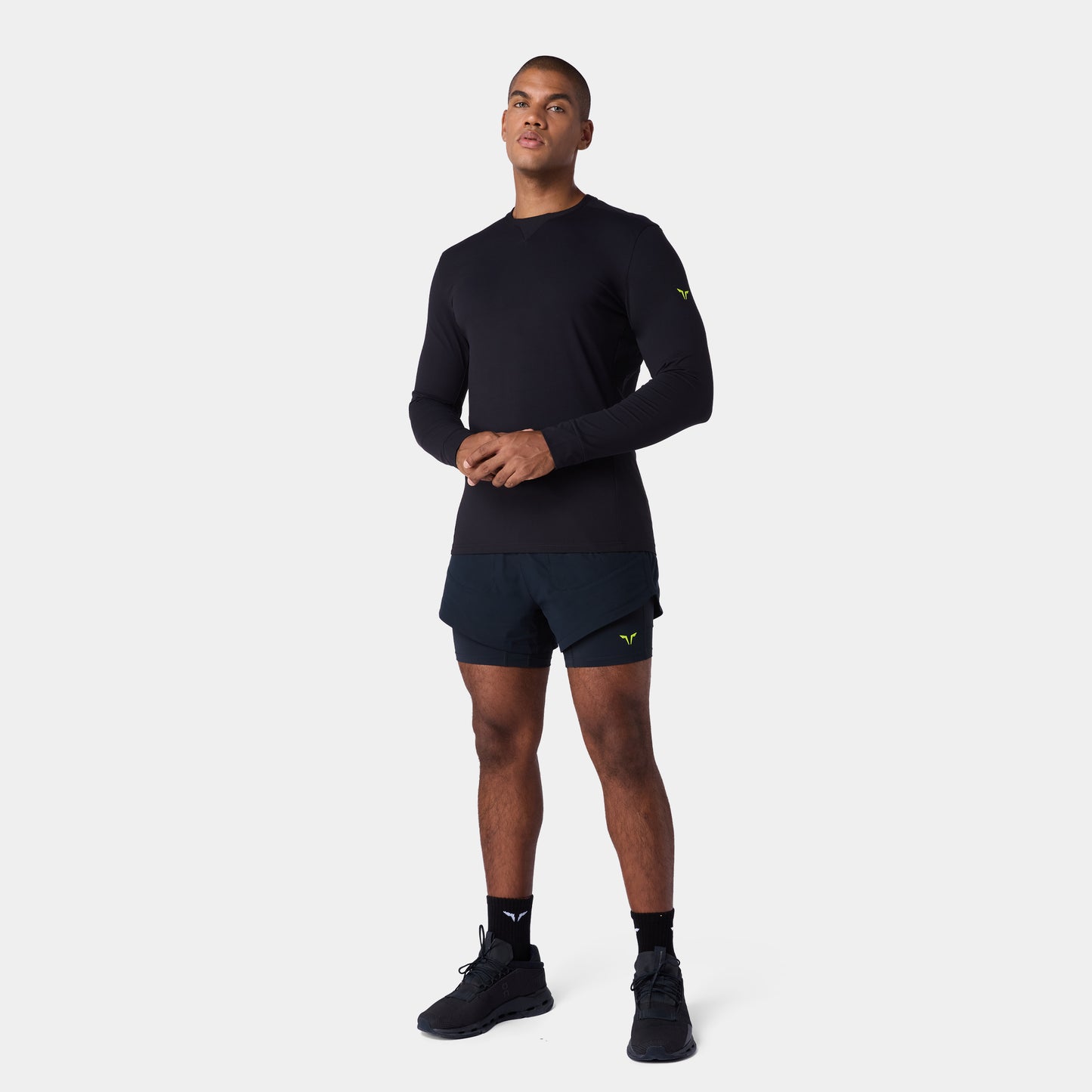 نيوتك تيشيرت سوبرناتشورال بأكمام طويلة - أسود