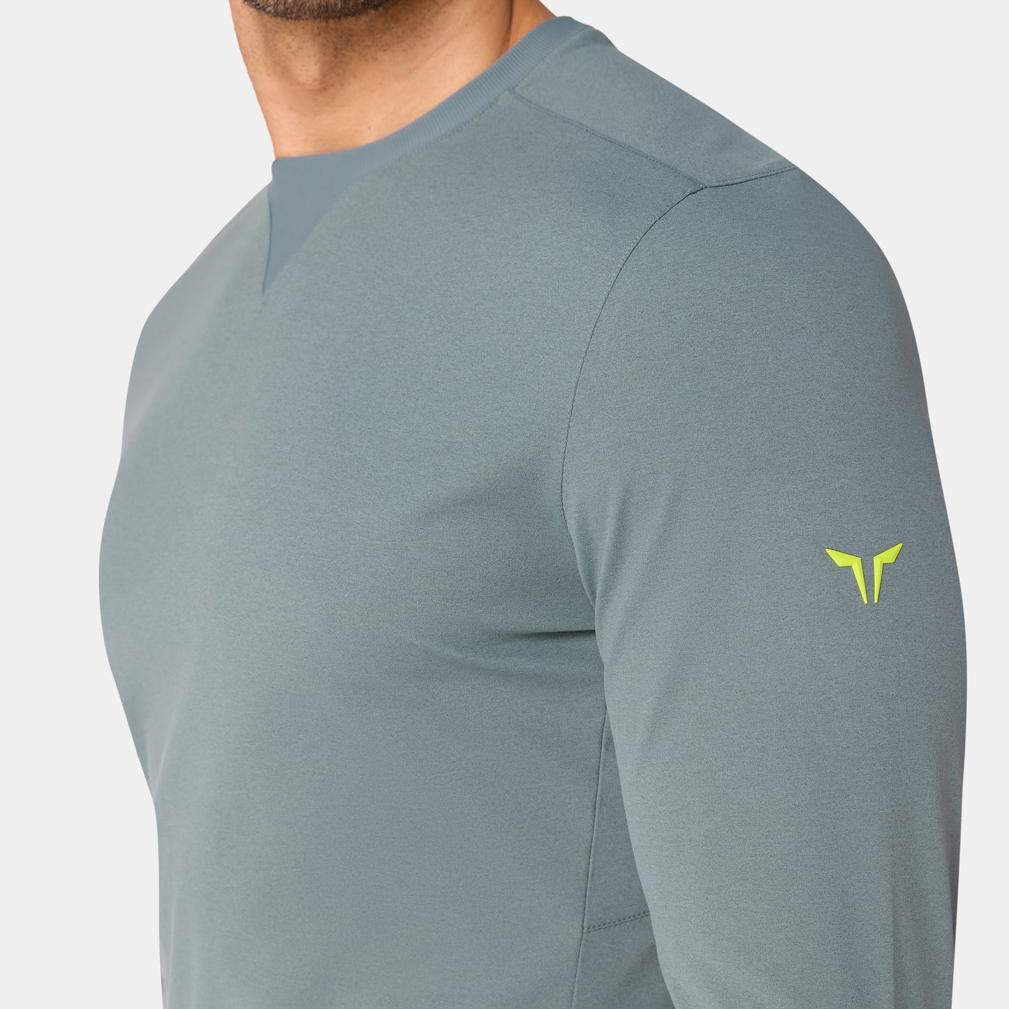 نيوتك تيشيرت سوبرناتشورال بأكمام طويلة - فستقي