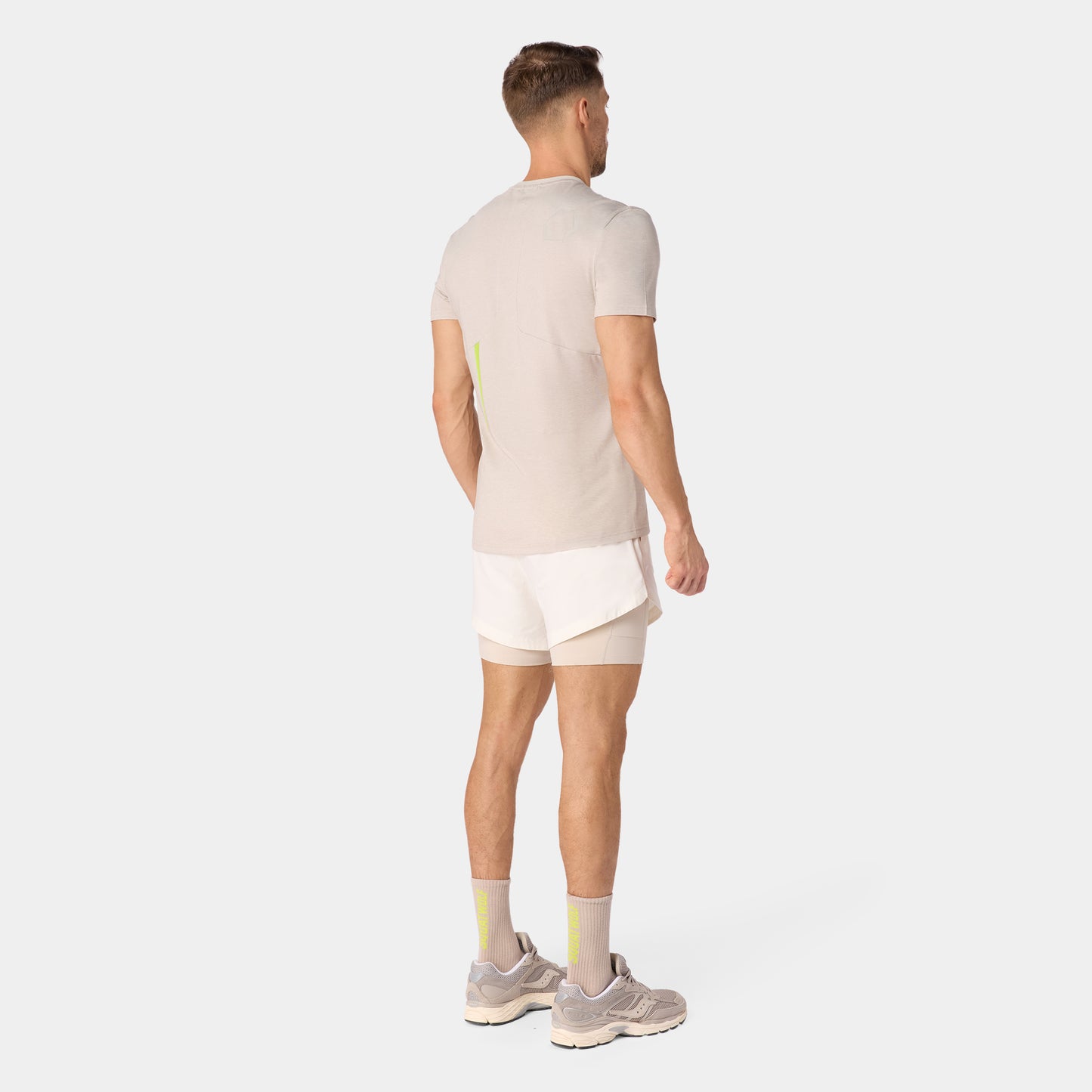 نيوتك تيشيرت آكت دراي® بأكمام قصيرة - فضي مطفي مارل