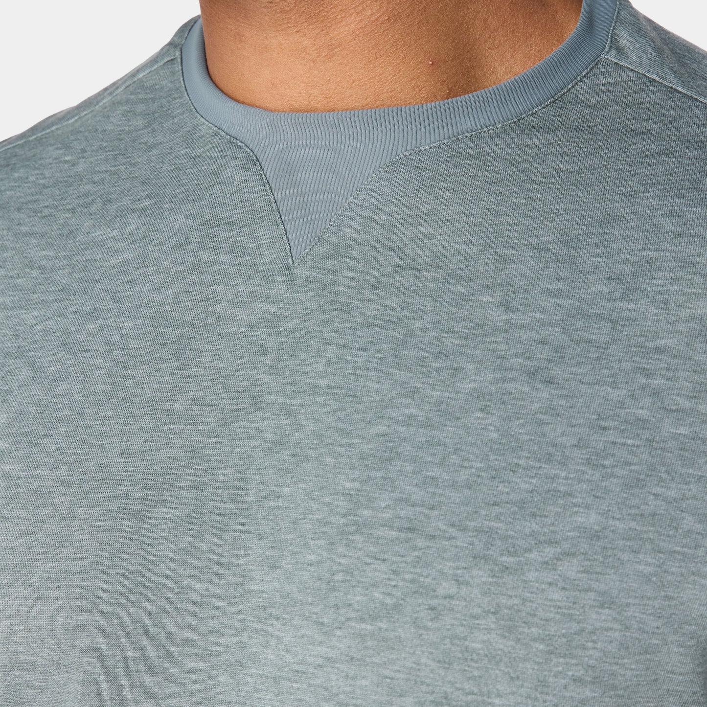 نيوتك تيشيرت آكت دراي® بأكمام قصيرة - فستقي مارل