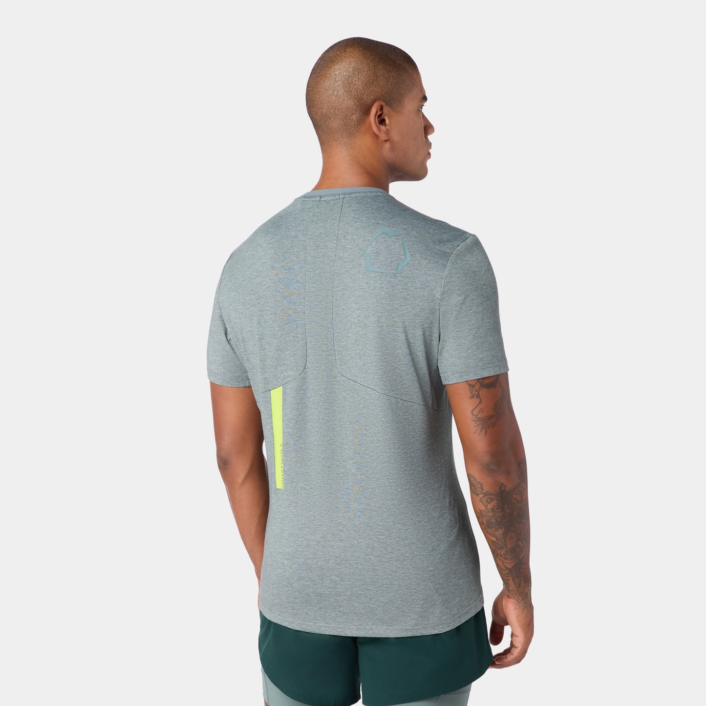 نيوتك تيشيرت آكت دراي® بأكمام قصيرة - فستقي مارل