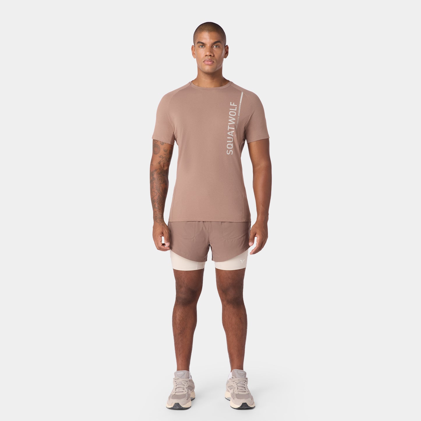 نيوتك تيشيرت سوبرناتشورال بأكمام قصيرة - كستنائي