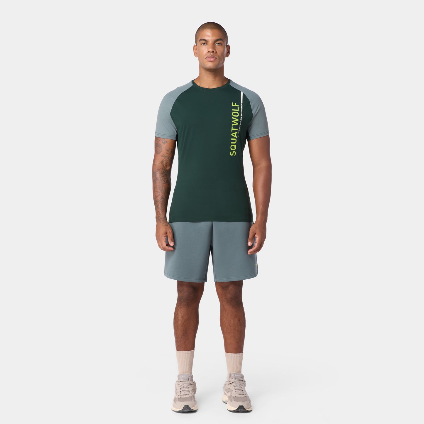 نيوتك تيشيرت سوبرناتشورال بأكمام قصيرة - أخضر زرعي