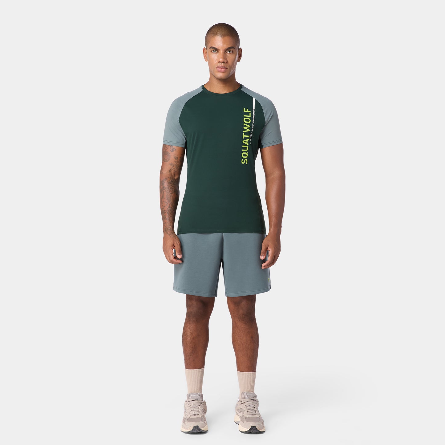 نيوتك تيشيرت سوبرناتشورال بأكمام قصيرة - أخضر زرعي