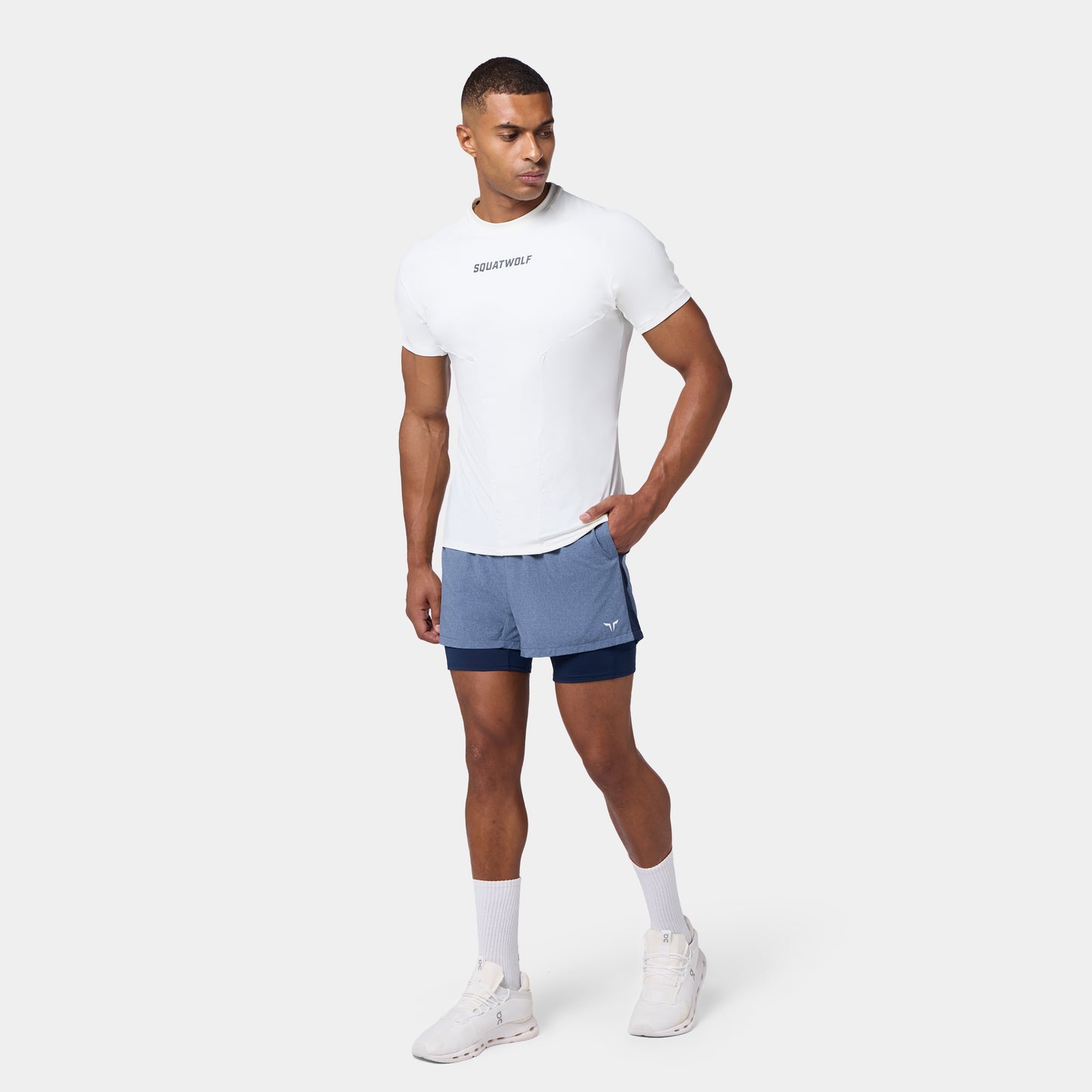 تيشيرت ألفا - أبيض لؤلؤي