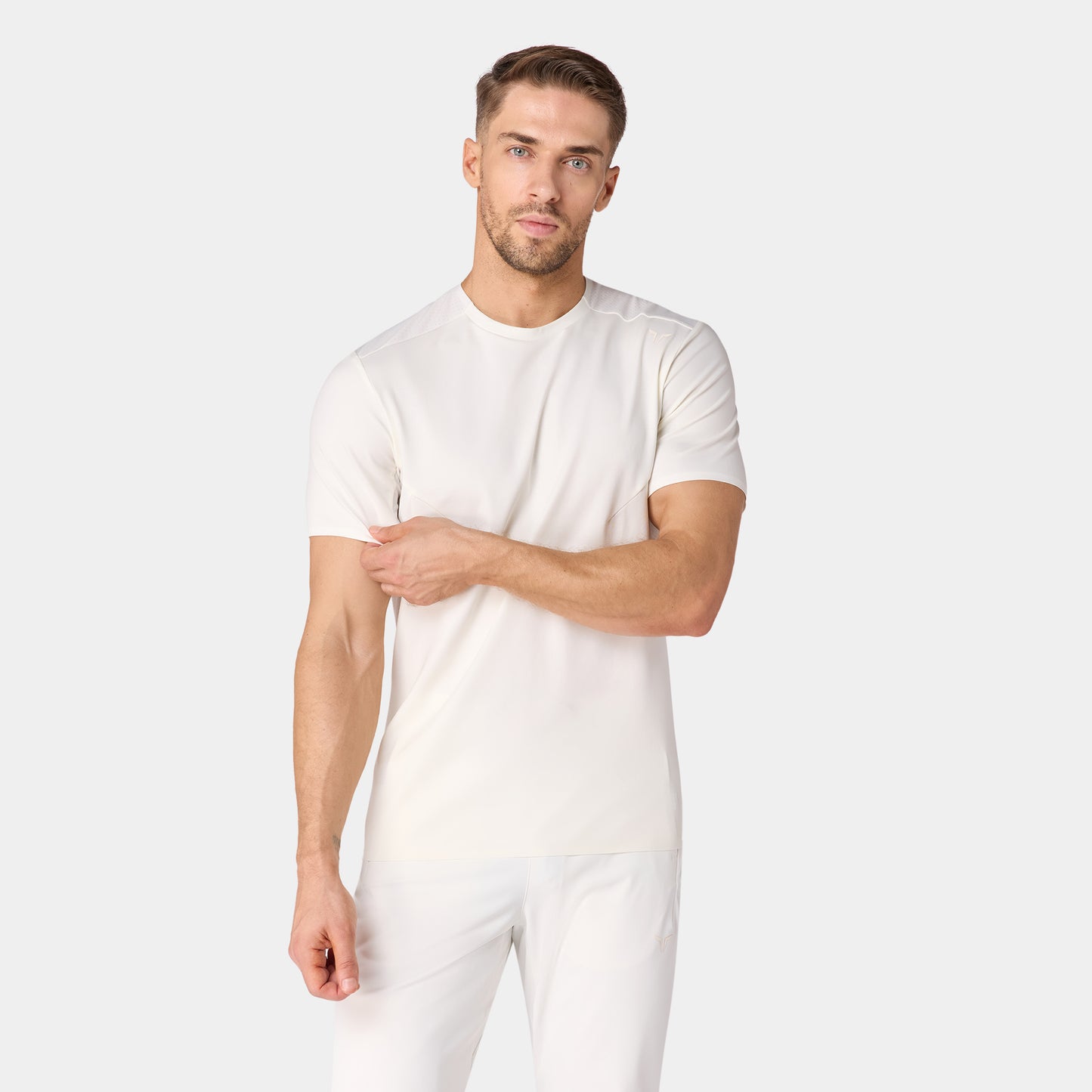 تيشيرت قطن بيما آكت دراي® - أبيض لؤلؤي