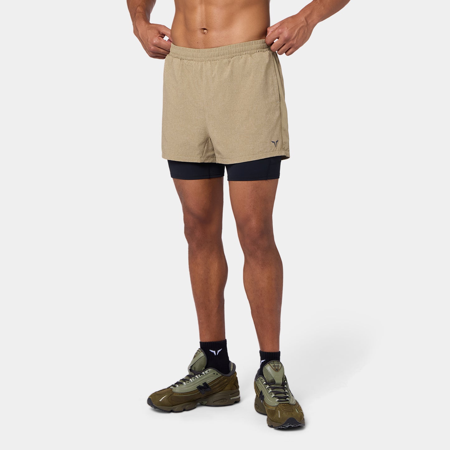 Mesh 2-In-1 5" Shorts - Covert Green Marl