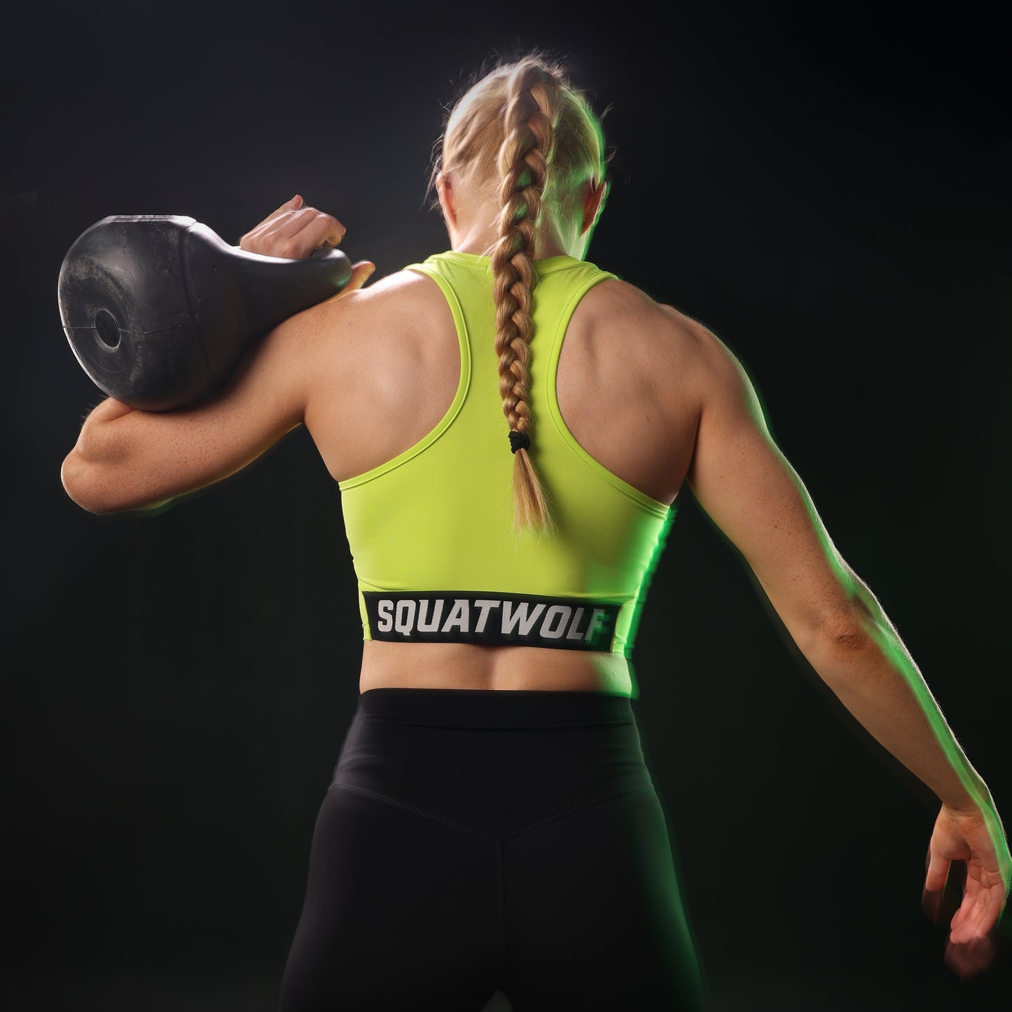 Performance Crop Tank - Fluo Yellow