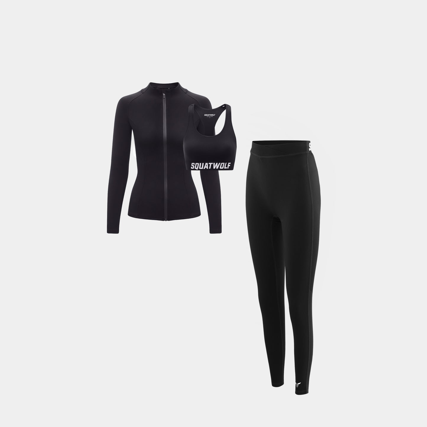 طقم الخطوات الثابتة - أسود