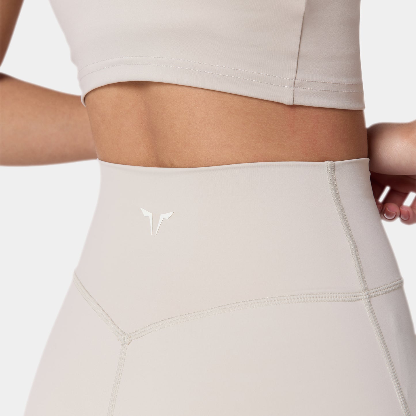 High Rise Flared Pants - Silver Lining