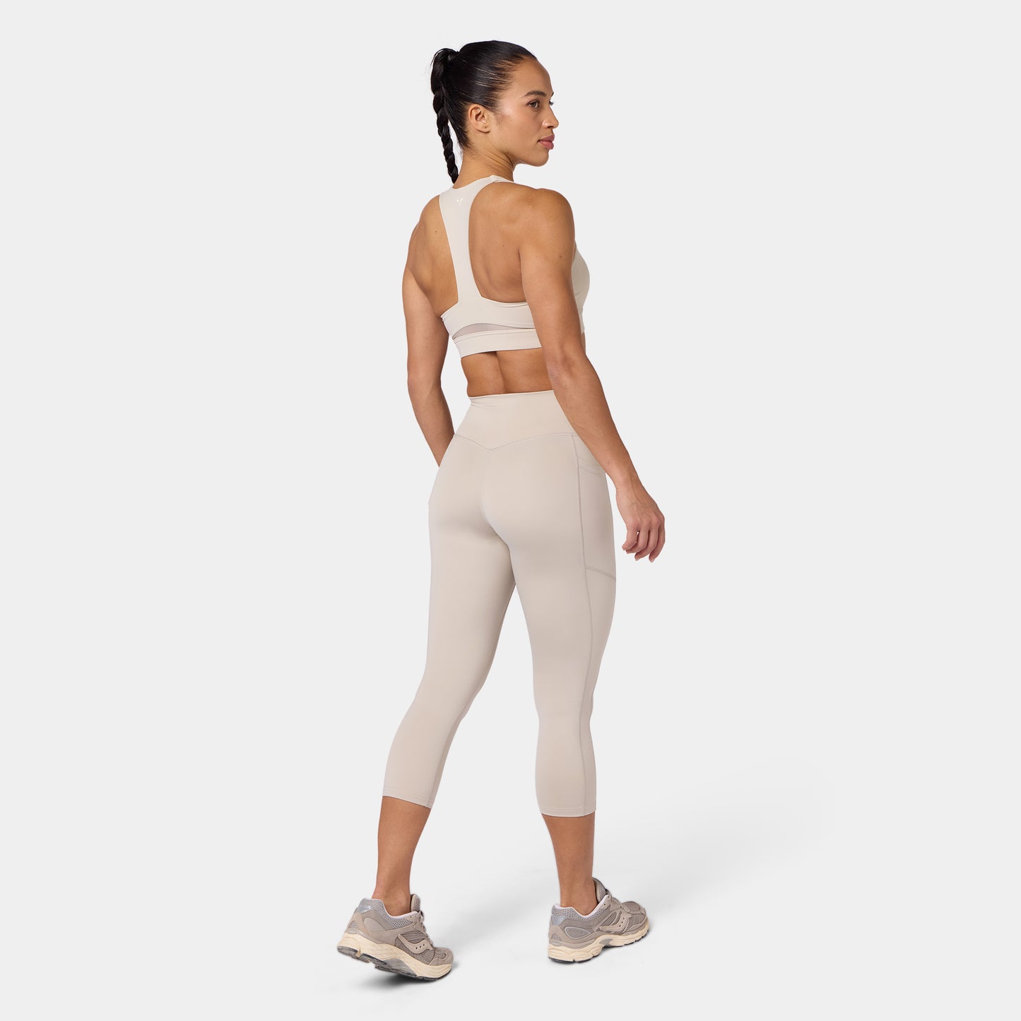 High Rise 21" Leggings - Silver Lining