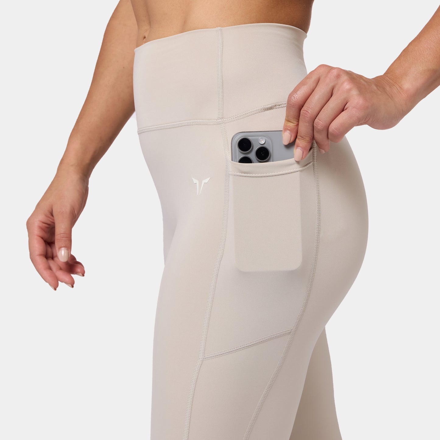 High Rise 21" Leggings - Silver Lining