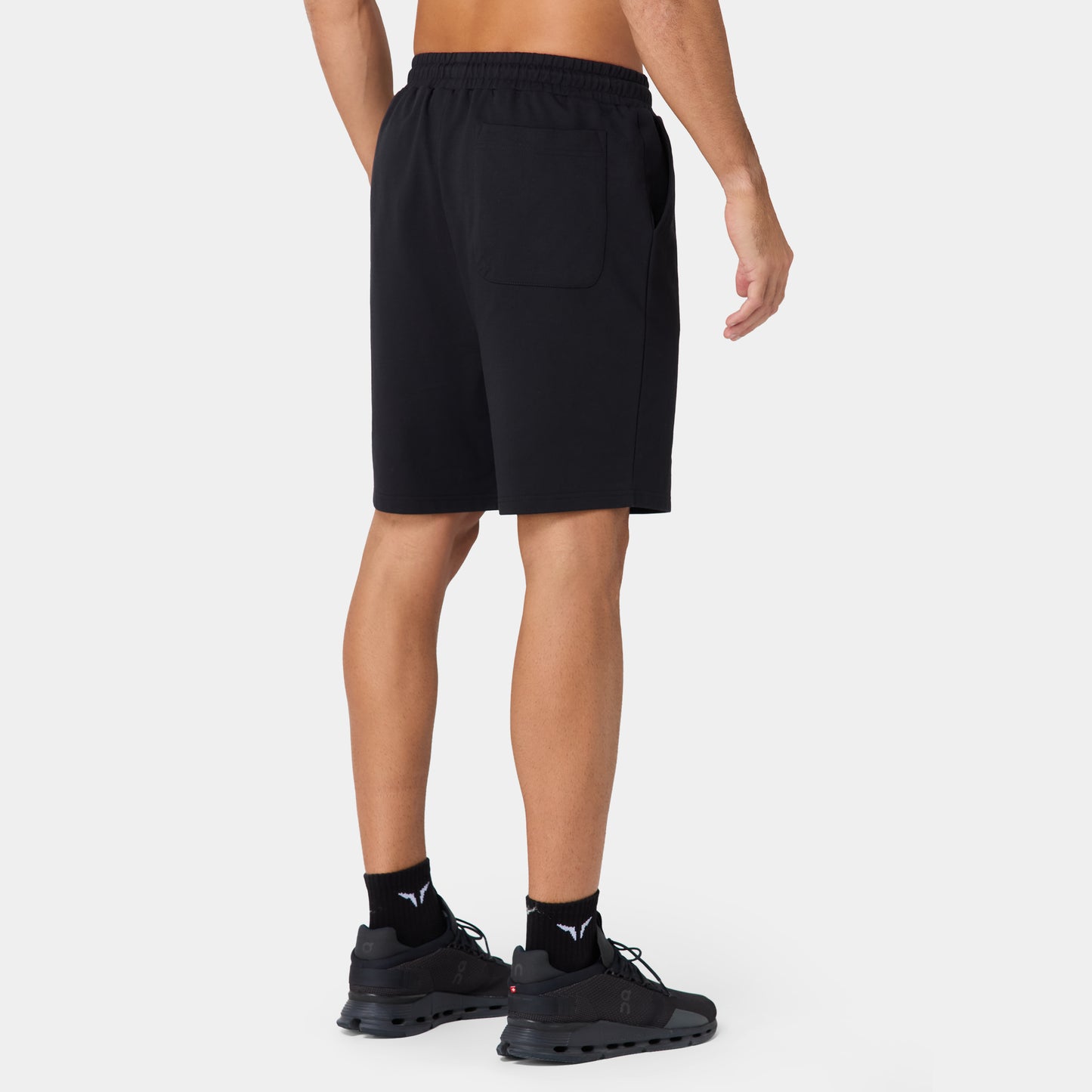 شورت رياضي مريح 7" - أسود