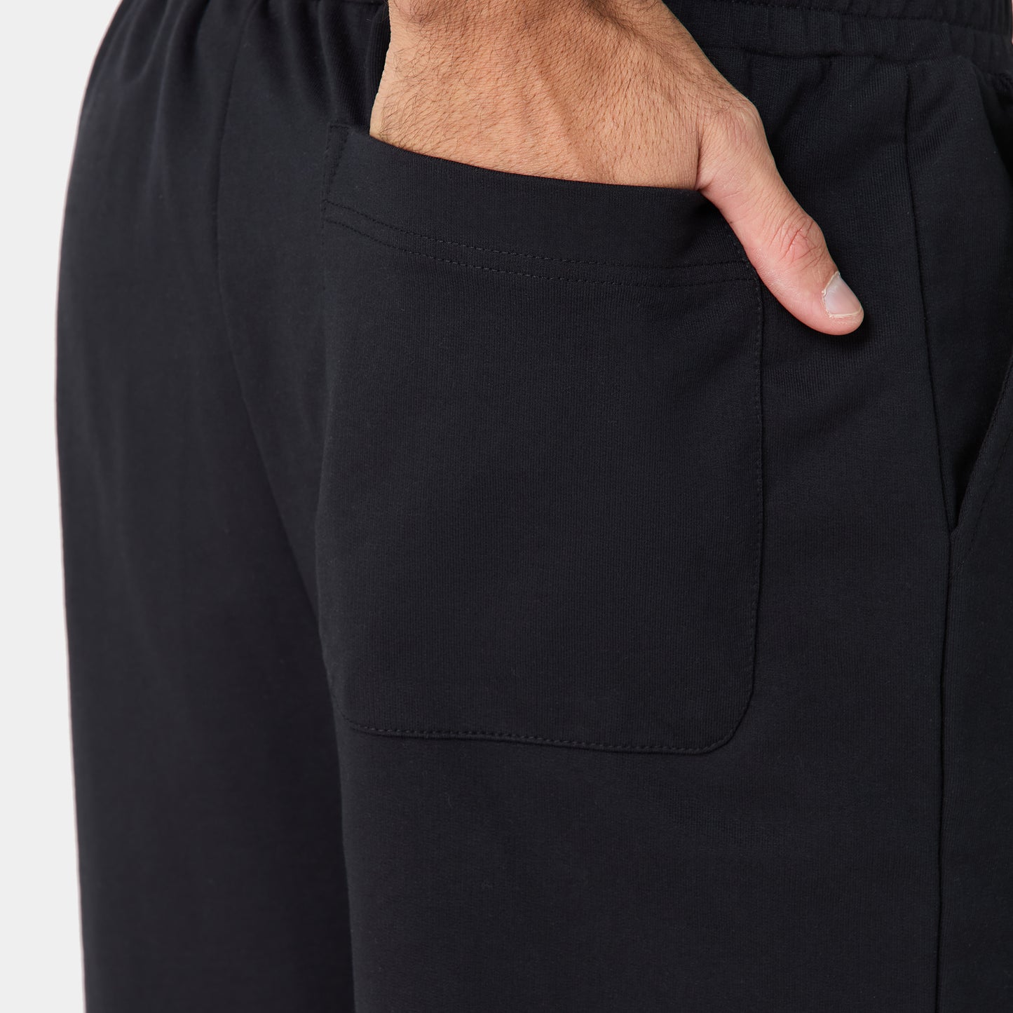 شورت رياضي مريح 7" - أسود