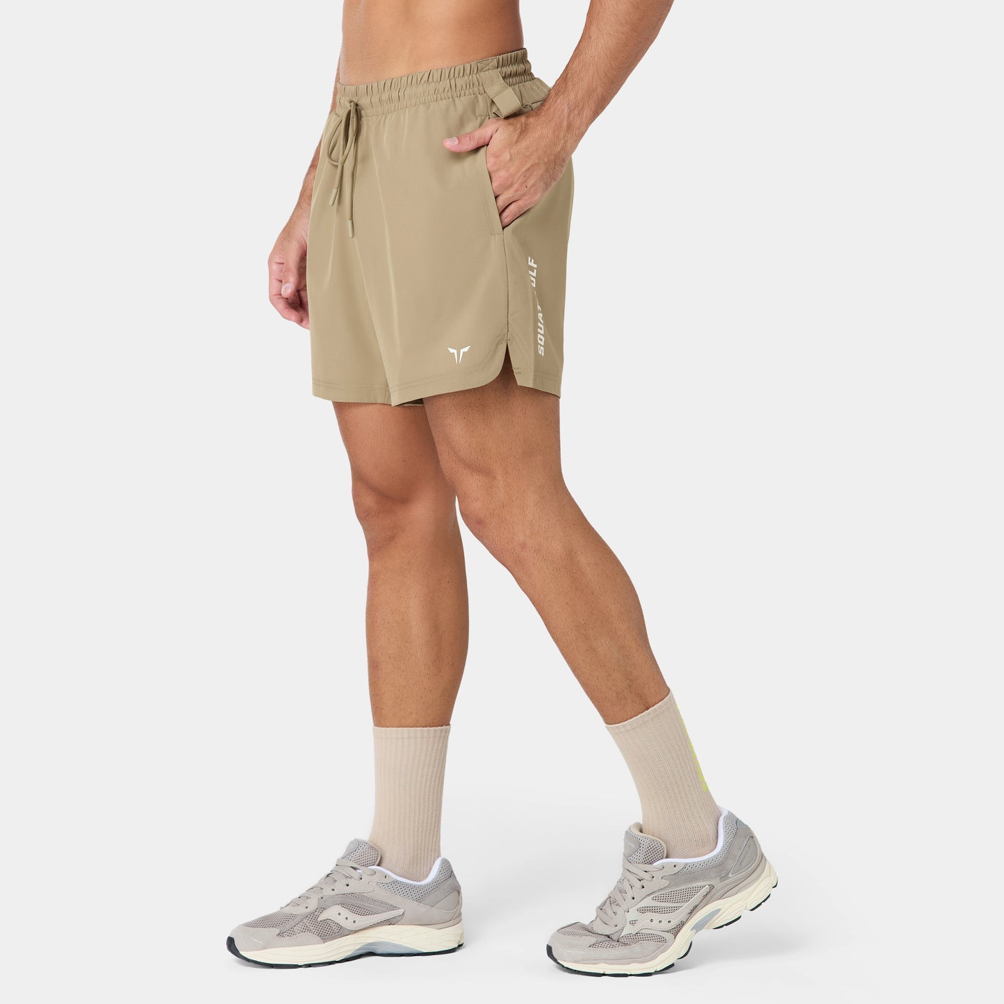 شورت فاونديشن 5" - زيتوني