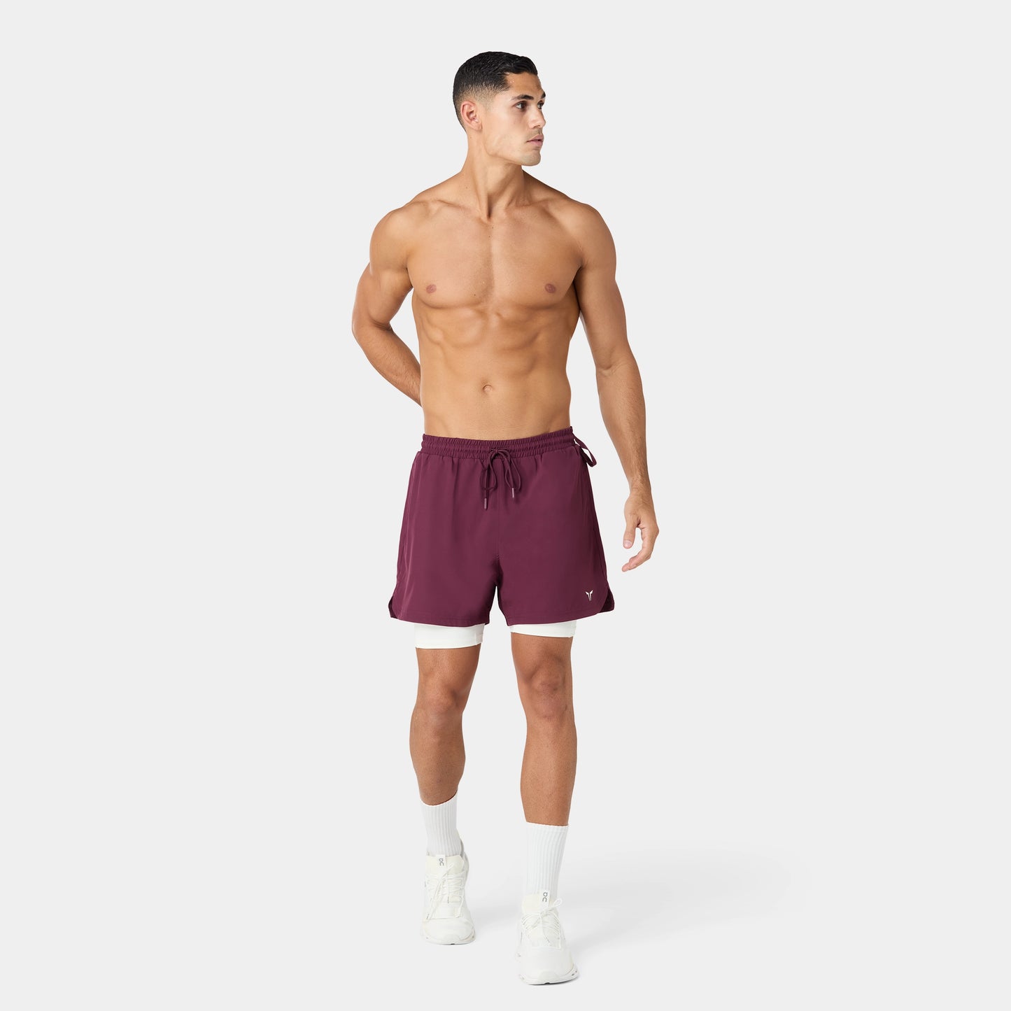 شورت فاونديشن 2 في 1 5" - أرجواني