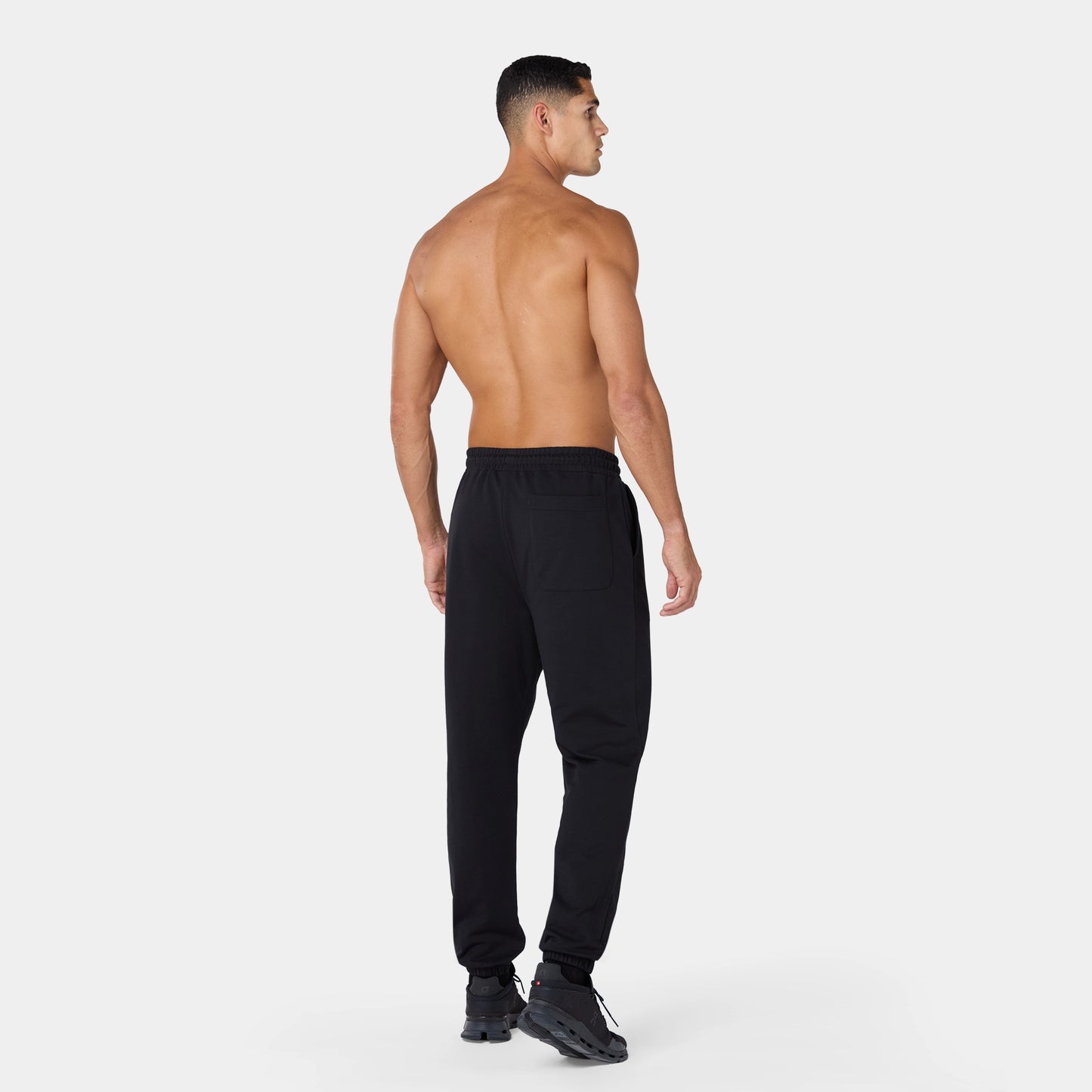 Regular Fit Sweat Joggers -  Black