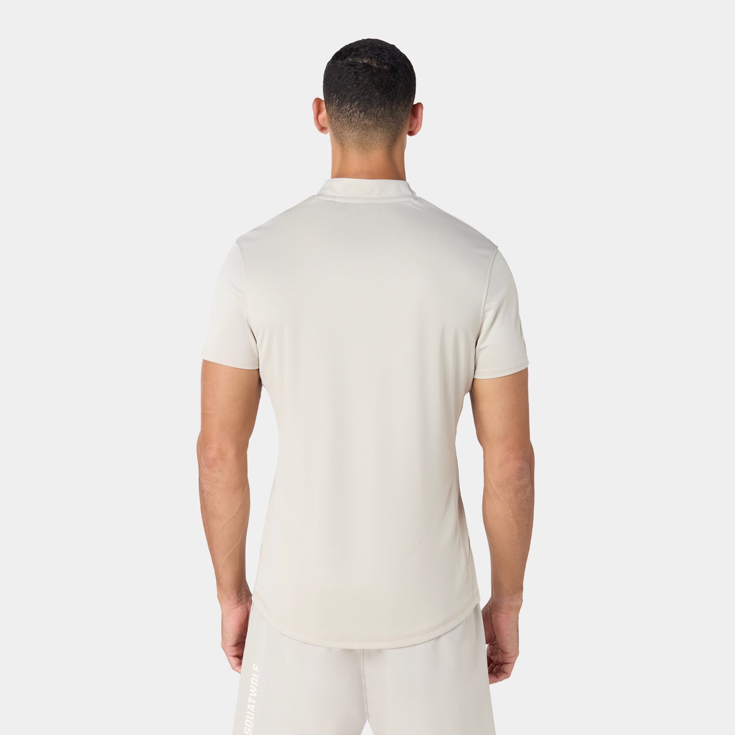 تيشيرت خفيف بريع سحاب- فضي مطفي