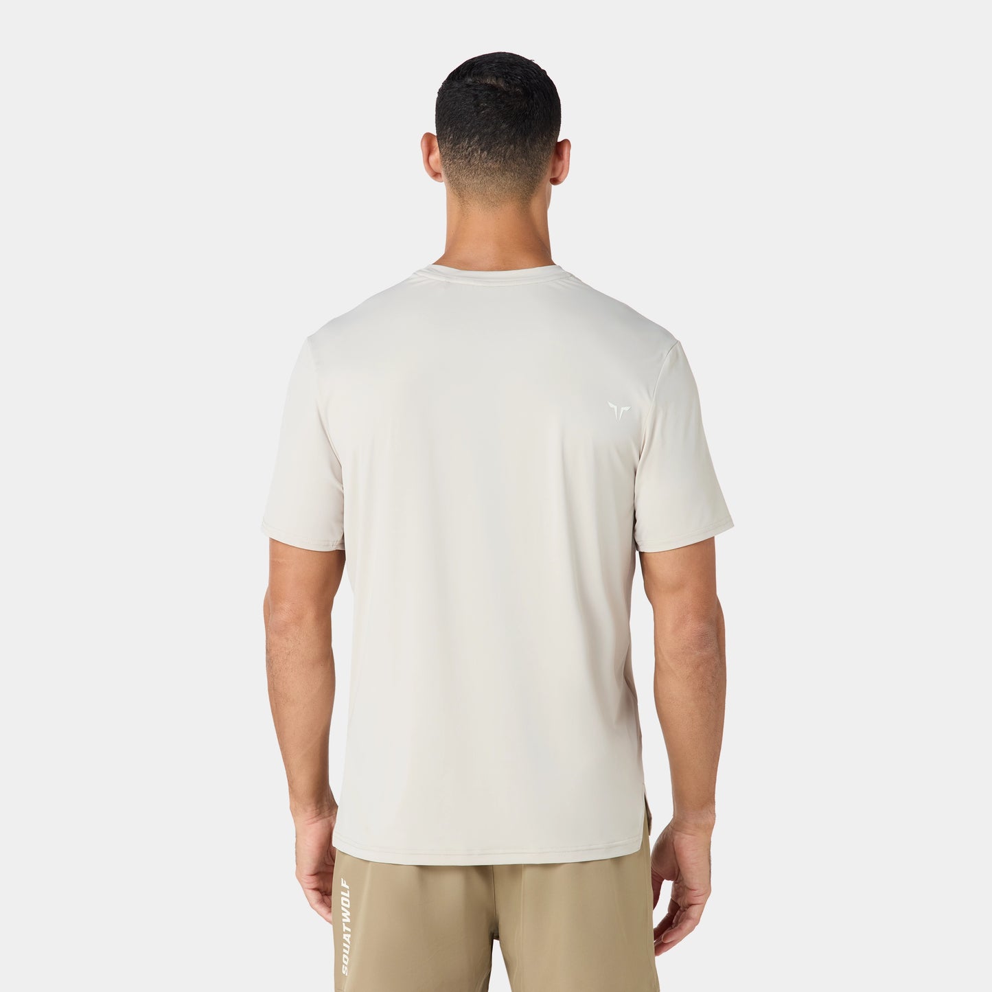 تيشيرت خفيف عادي - فضي مطفي