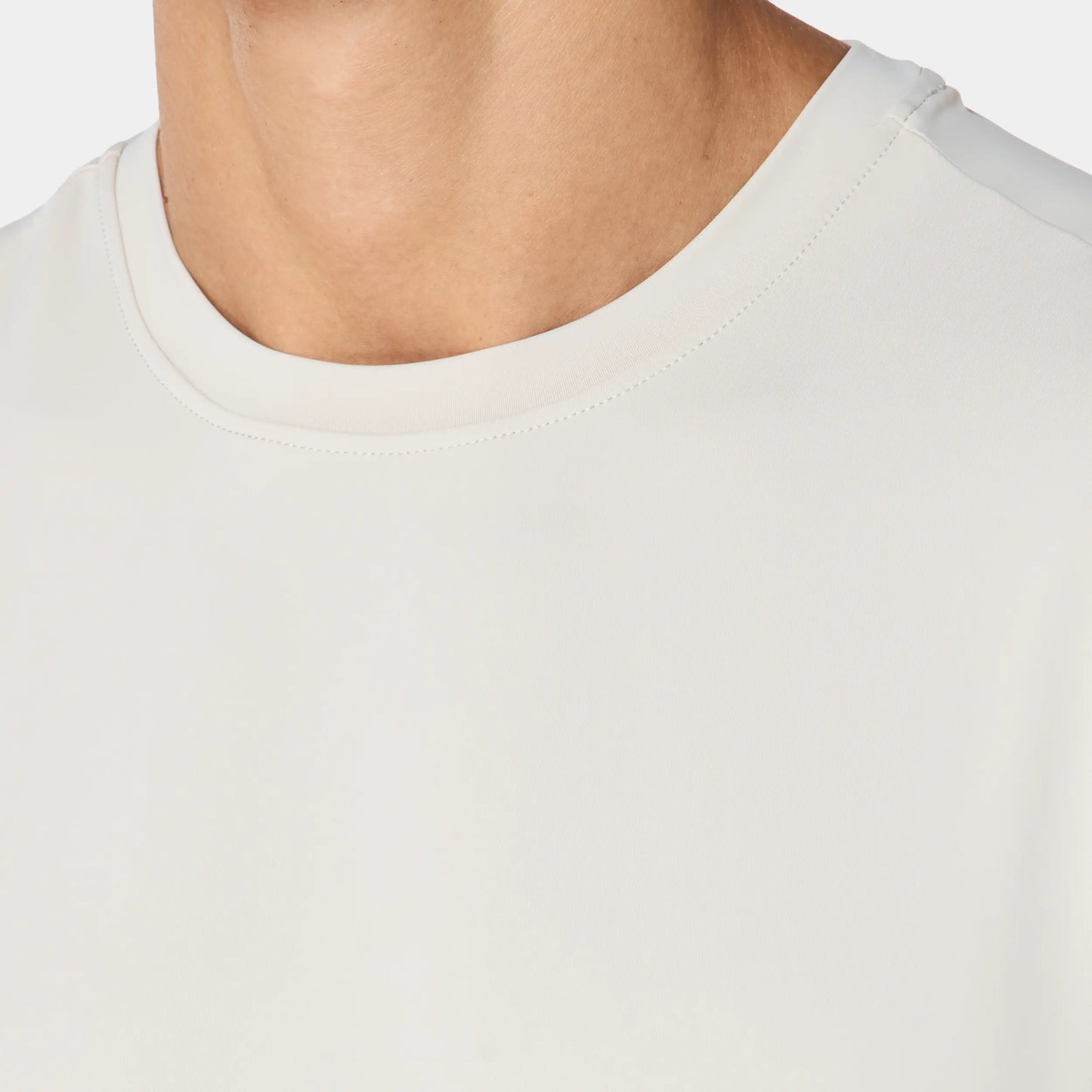 تيشيرت خفيف عادي - فضي مطفي