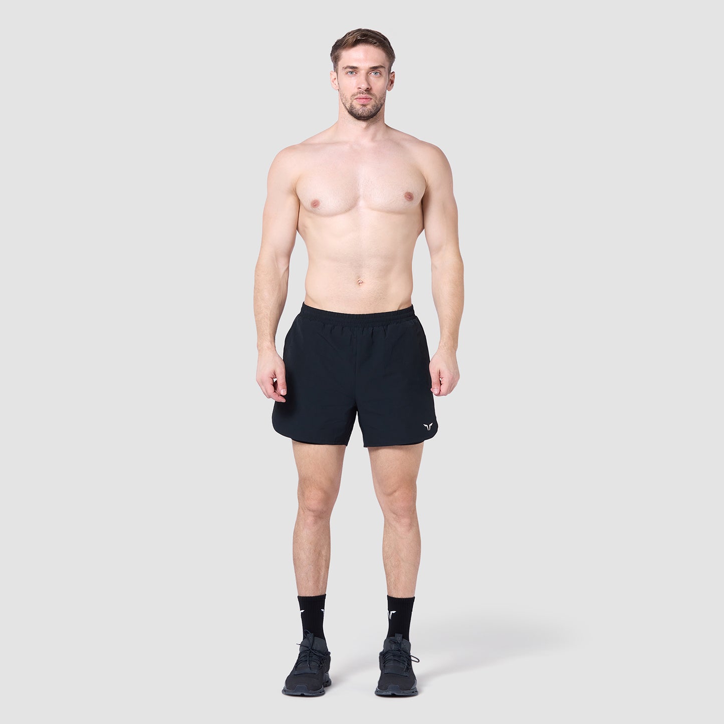 ACTDRY® 2-In-1 5" Shorts White Edition - Black