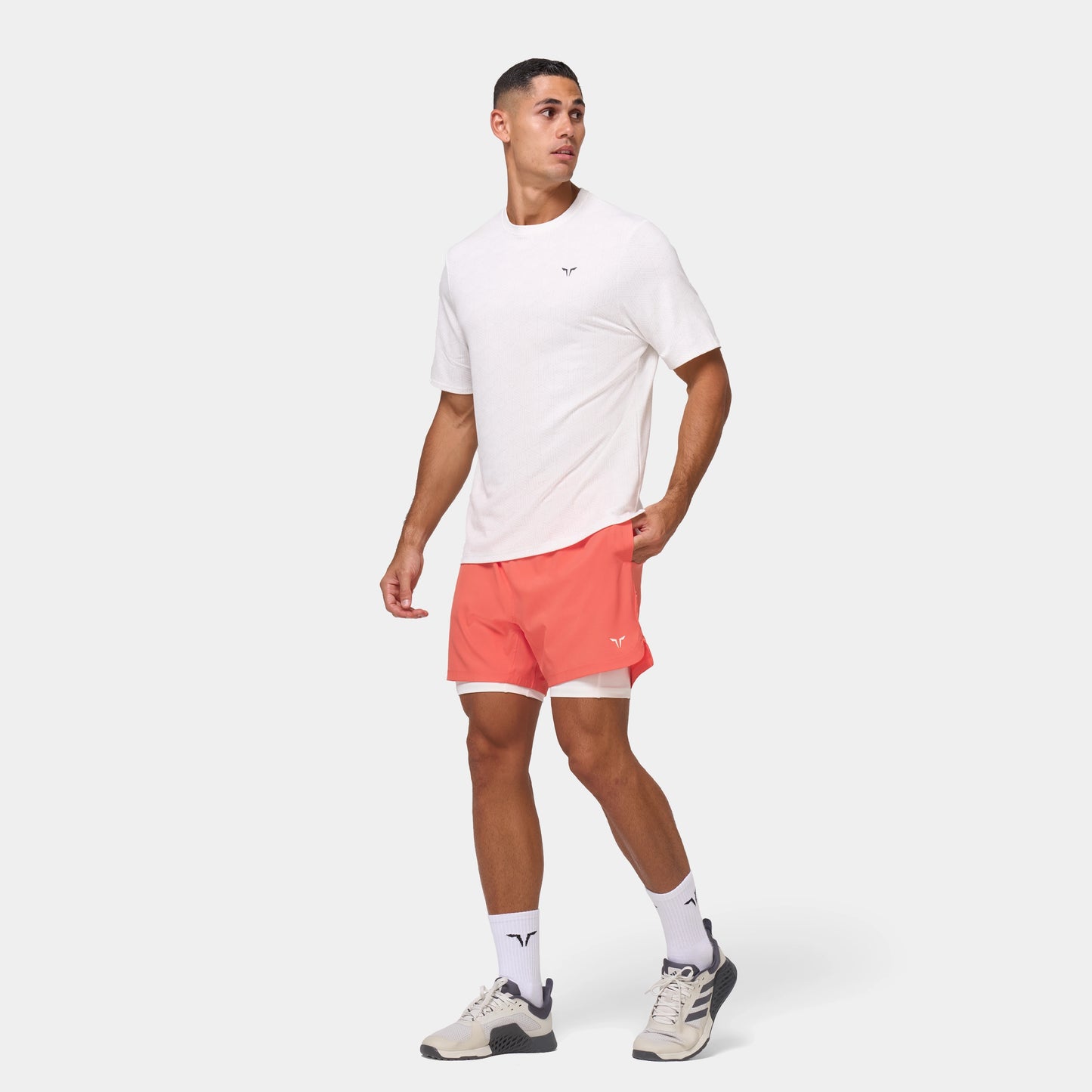 شورت فاونديشن 5" 2 في 1 - مرجاني