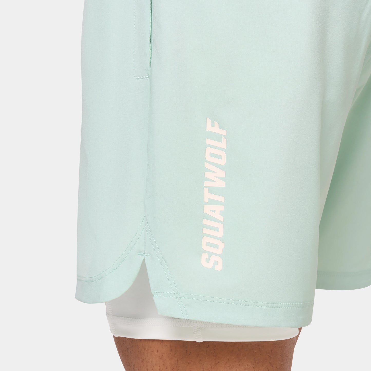 شورت فاونديشن 5" 2 في 1 - أكوا فاتح