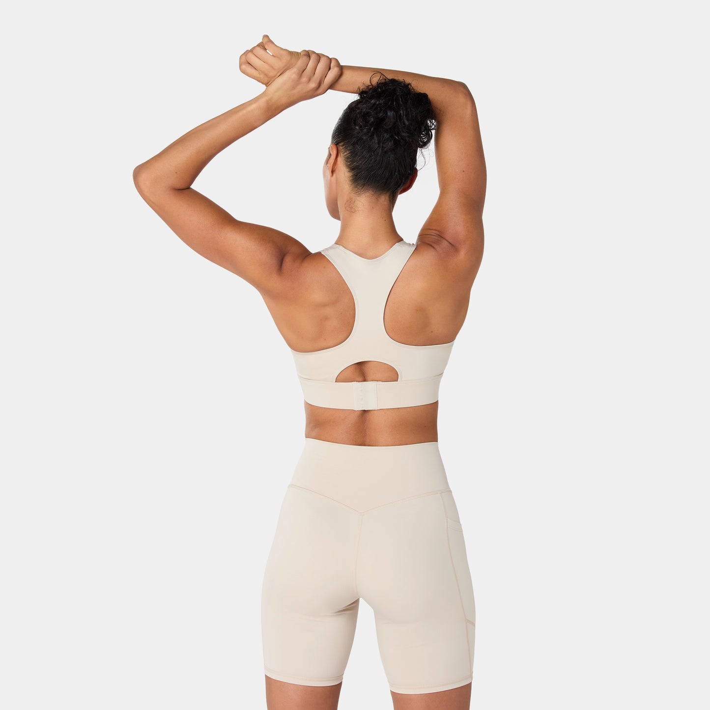 حمالة صدر ريسرباك بتغطية عالية - فضي مطفي