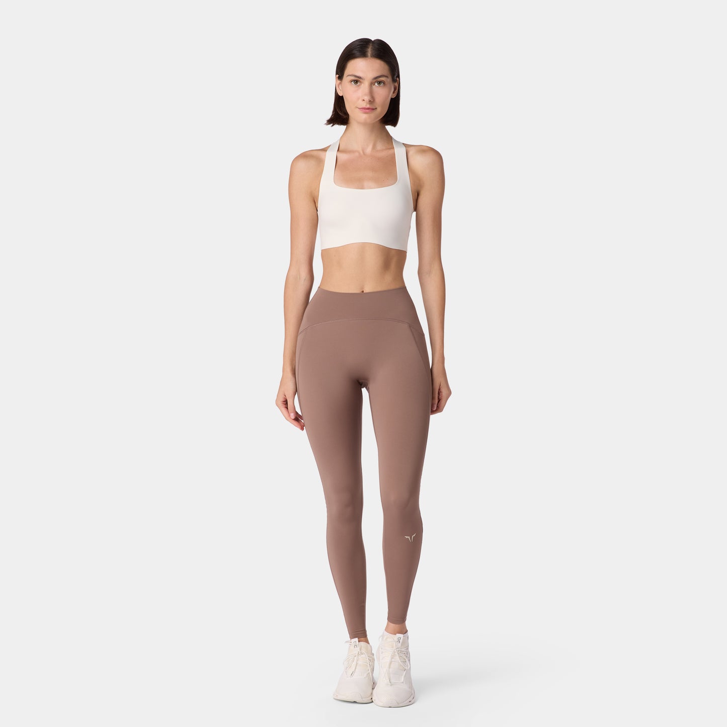 نيوتك حمالة صدر برقبة مربعة - أبيض لؤلؤي