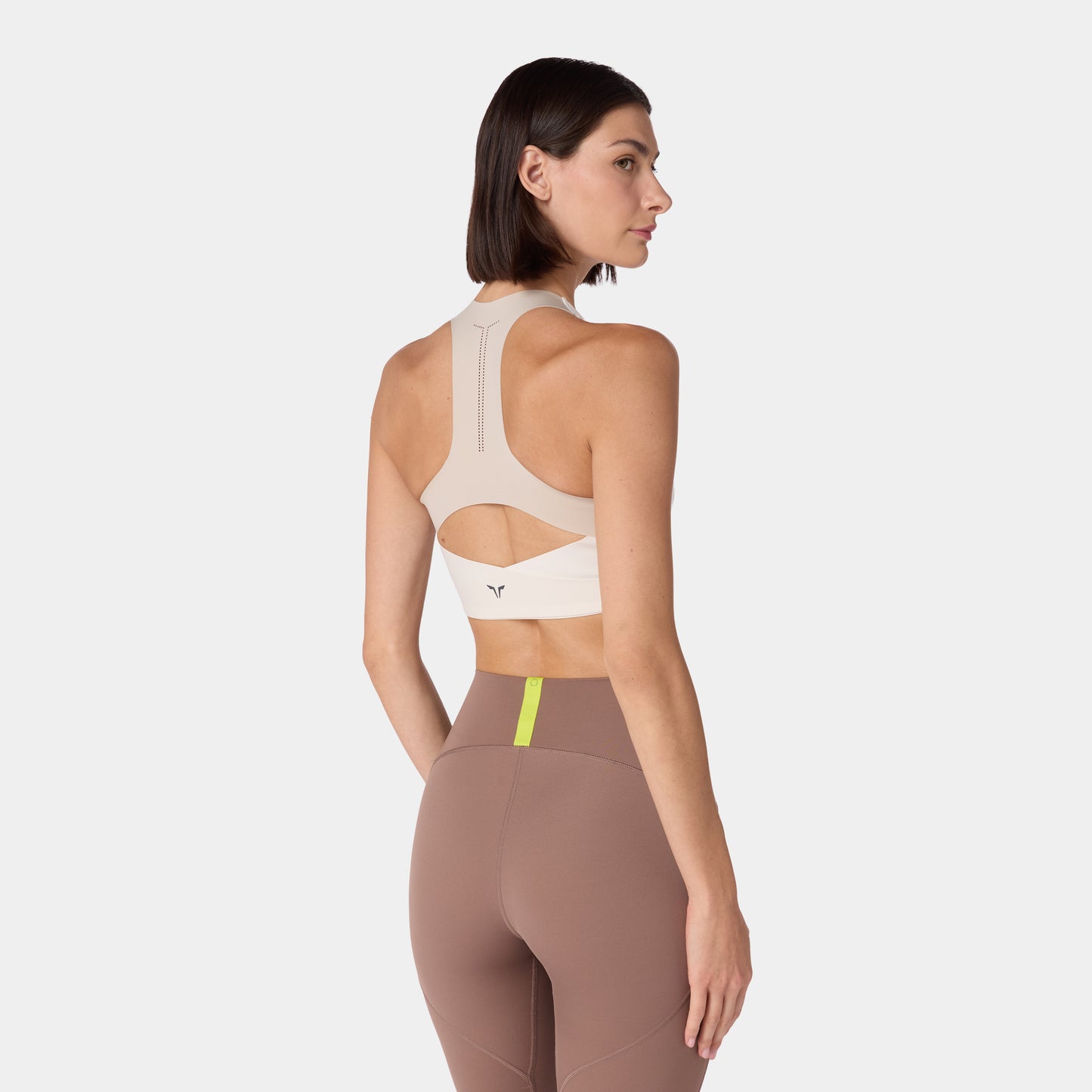 نيوتك حمالة صدر برقبة مربعة - أبيض لؤلؤي