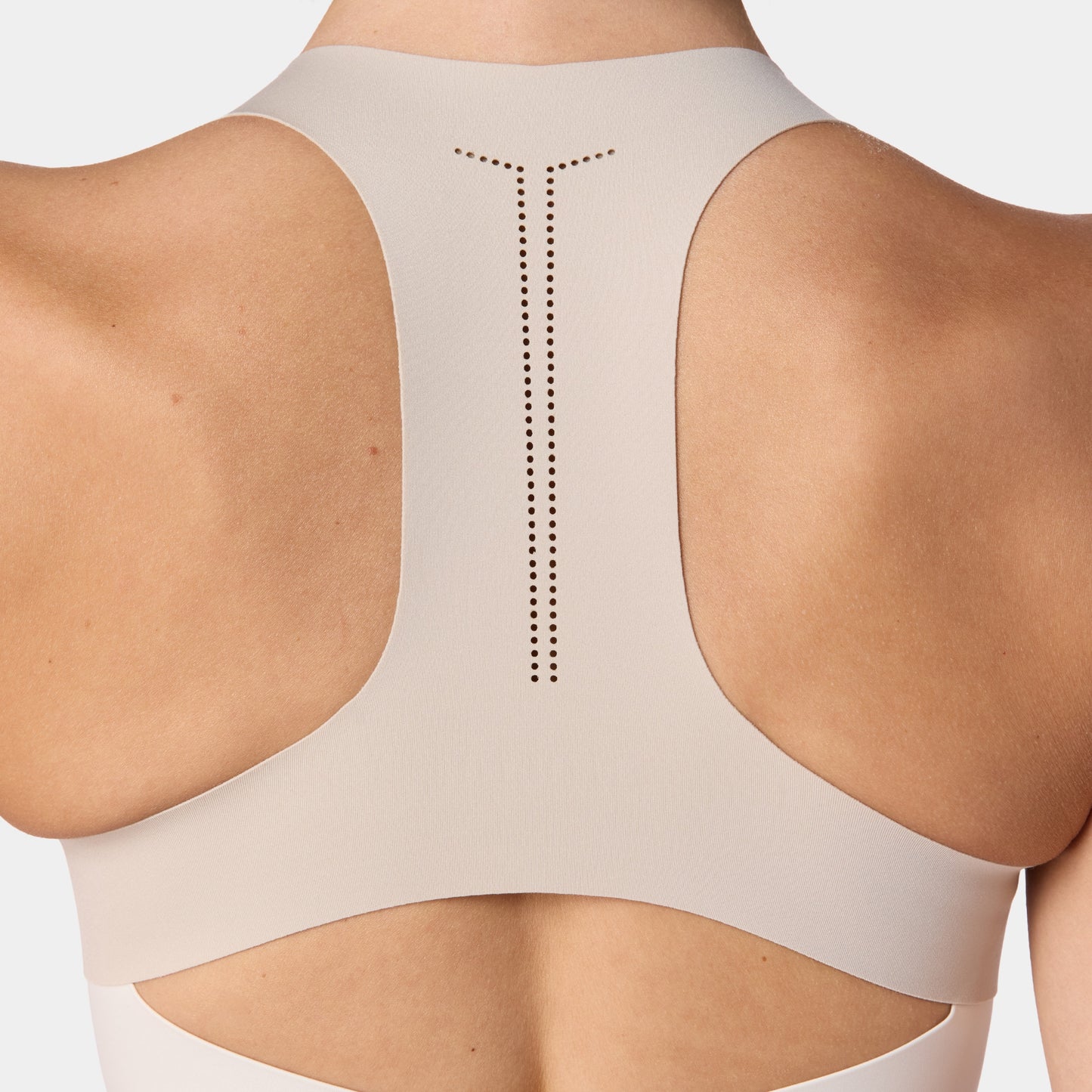 نيوتك حمالة صدر برقبة مربعة - أبيض لؤلؤي