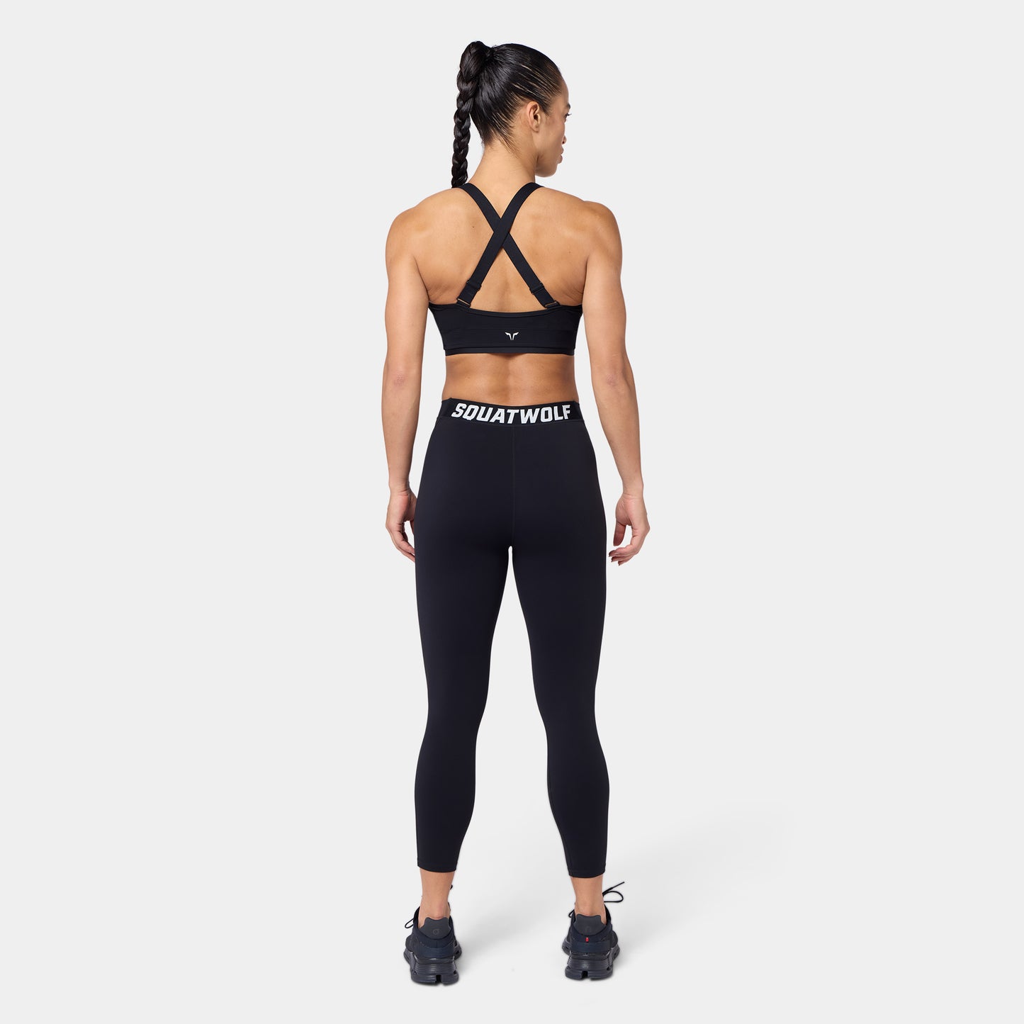 حمالة صدر بتقاطع خلفي و سحاب قابلة للتعديل - أسود